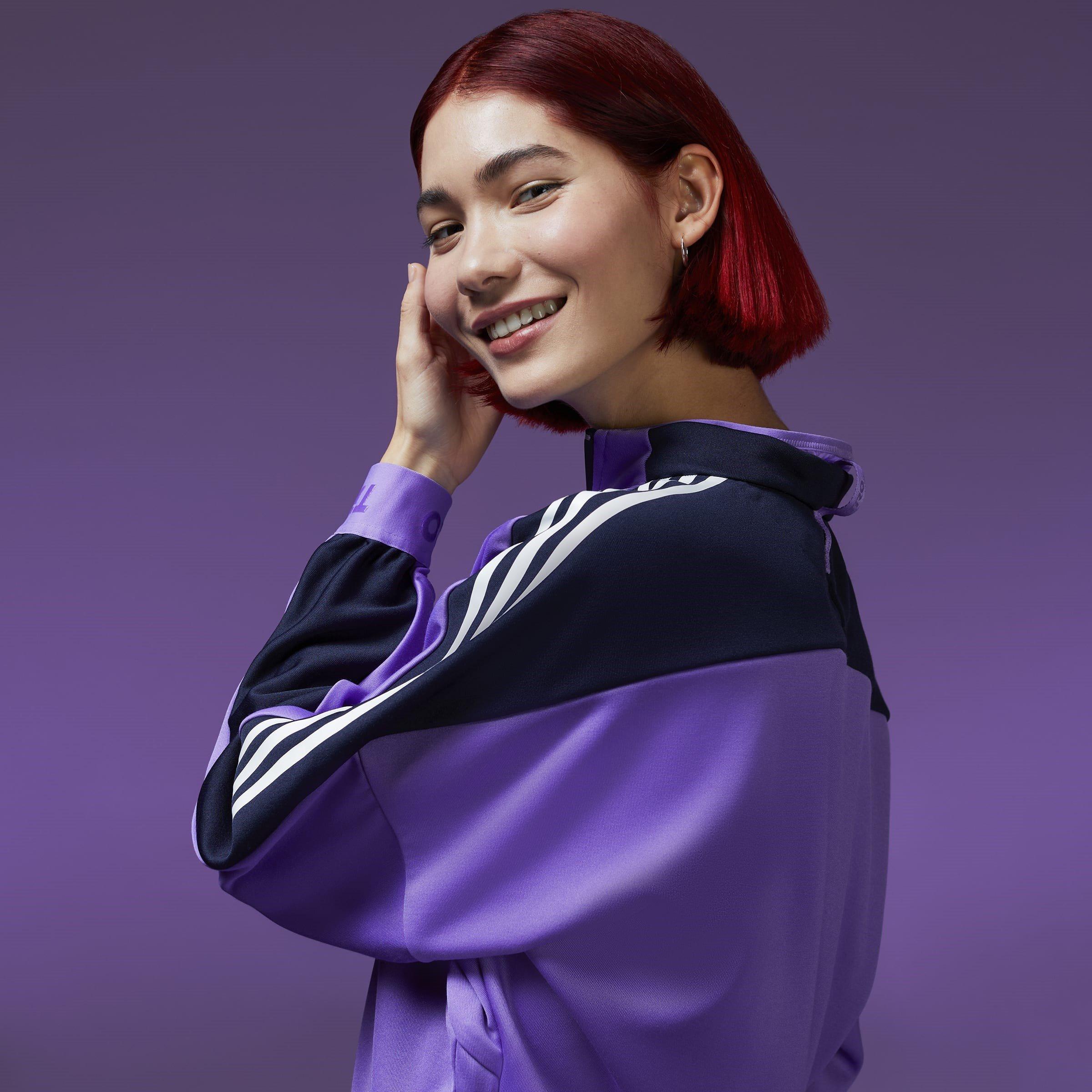 Violet/Ink - adidas - Tiro Suit-Up Tracksuit Top Womens - 10