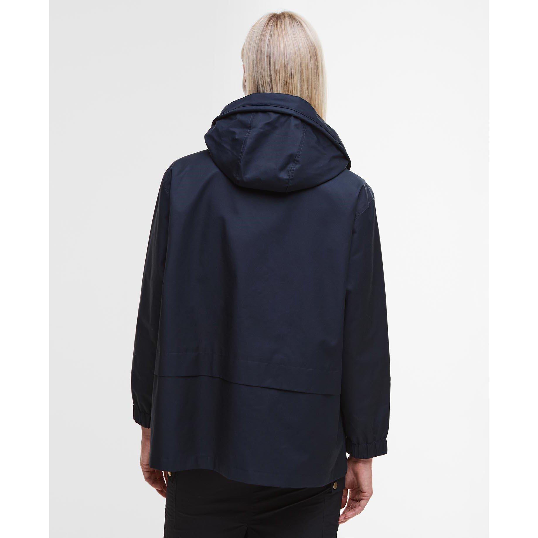 Dark Navy - Barbour - Women's Reese Cotton Wind Resistant Rain Anorak - 2