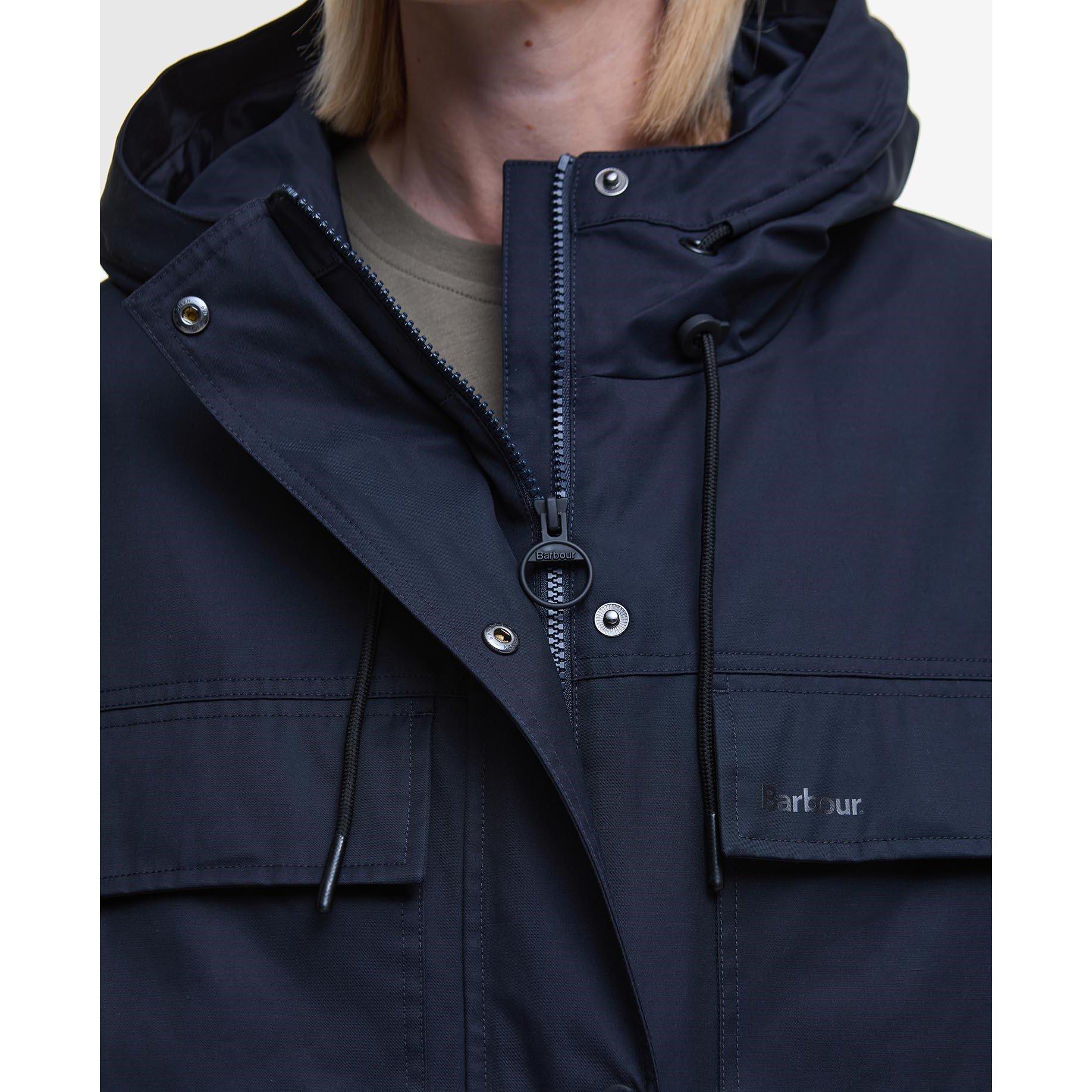 Dark Navy - Barbour - Women's Reese Cotton Wind Resistant Rain Anorak - 6
