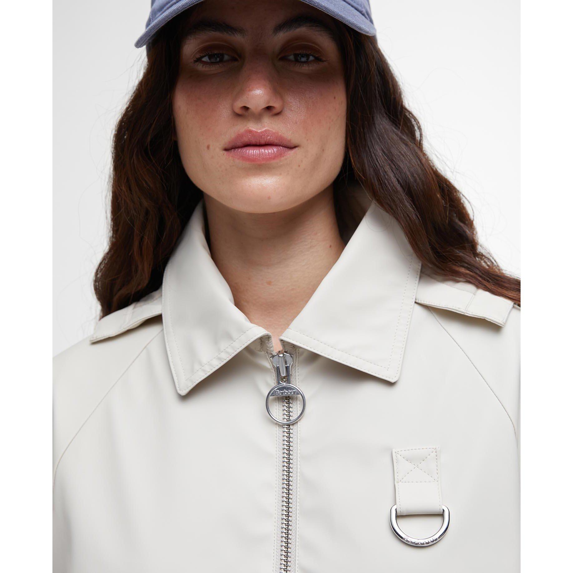 Blanc - Barbour - Women's June Showerproof Rain Anorak - 4