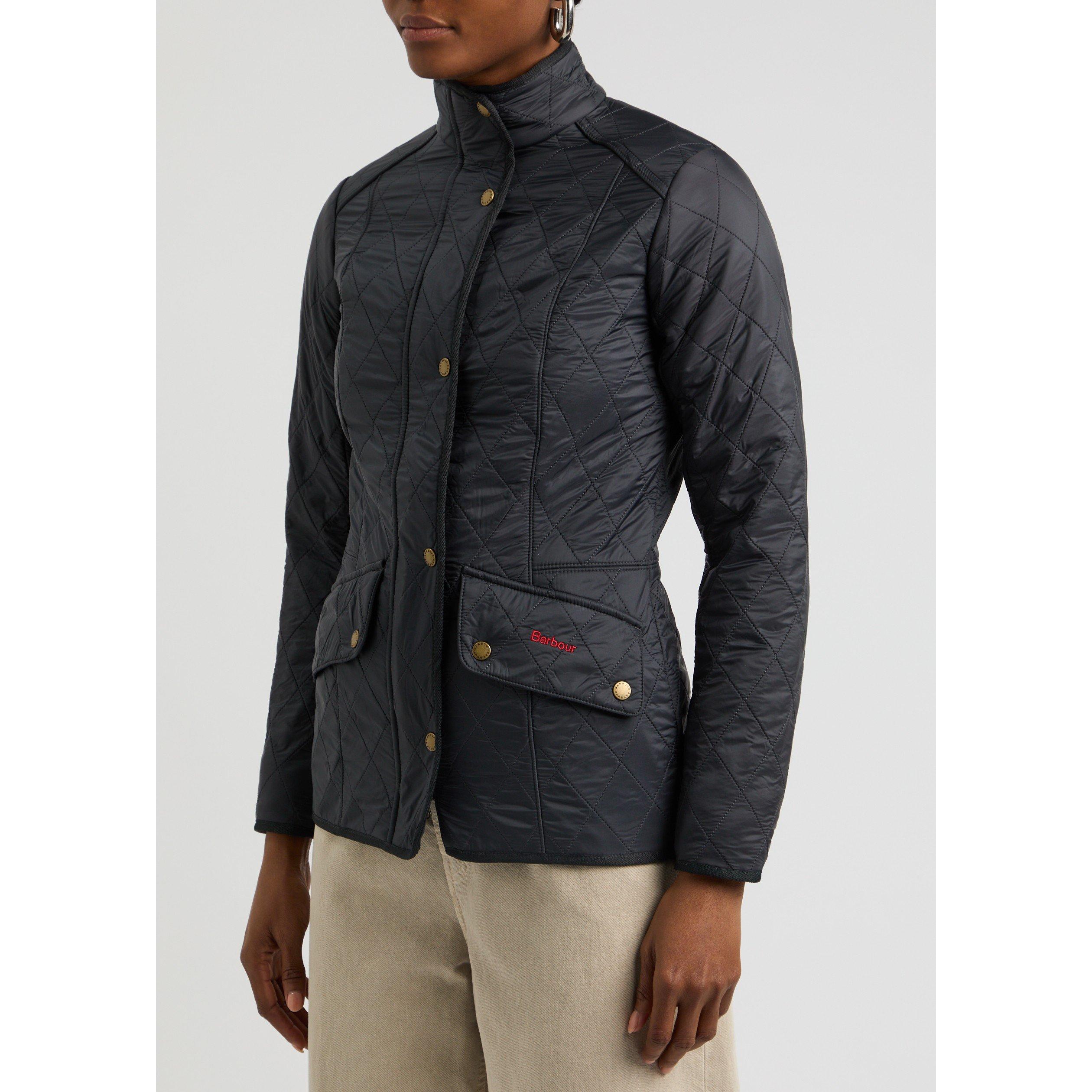 NAVY - Barbour - Women's Cavalry Slim-Fit Quilted Jacket - 2