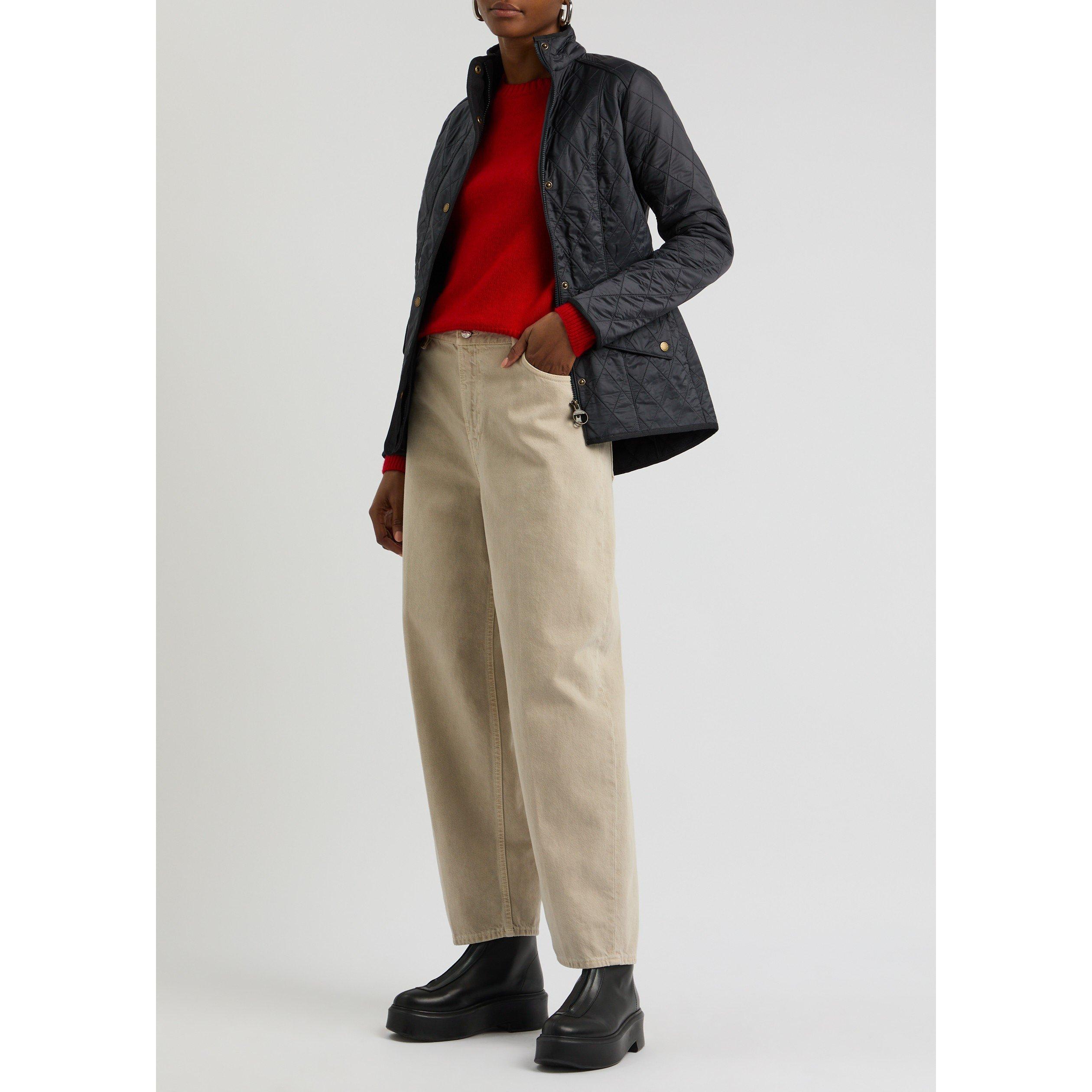 NAVY - Barbour - Women's Cavalry Slim-Fit Quilted Jacket - 5