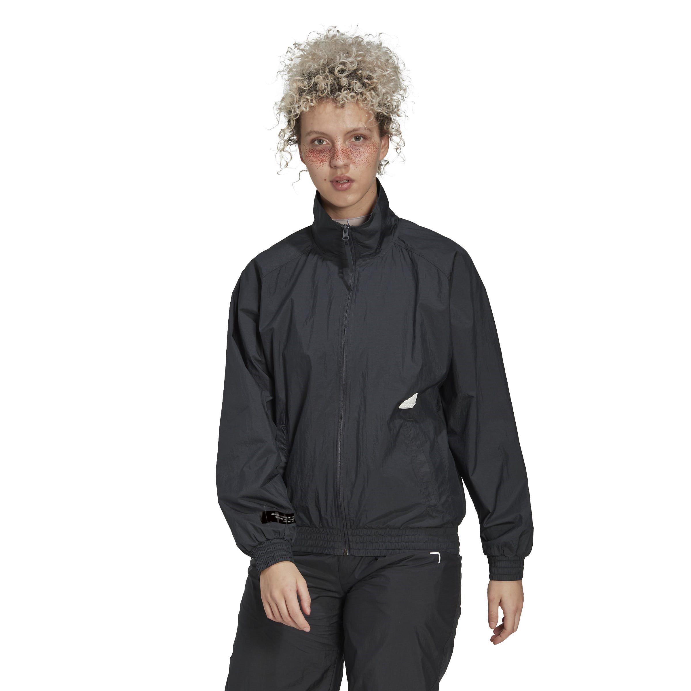 Kohle/Schwarz/Weiß. - adidas - Woven Track Top Tracksuit Womens - 2
