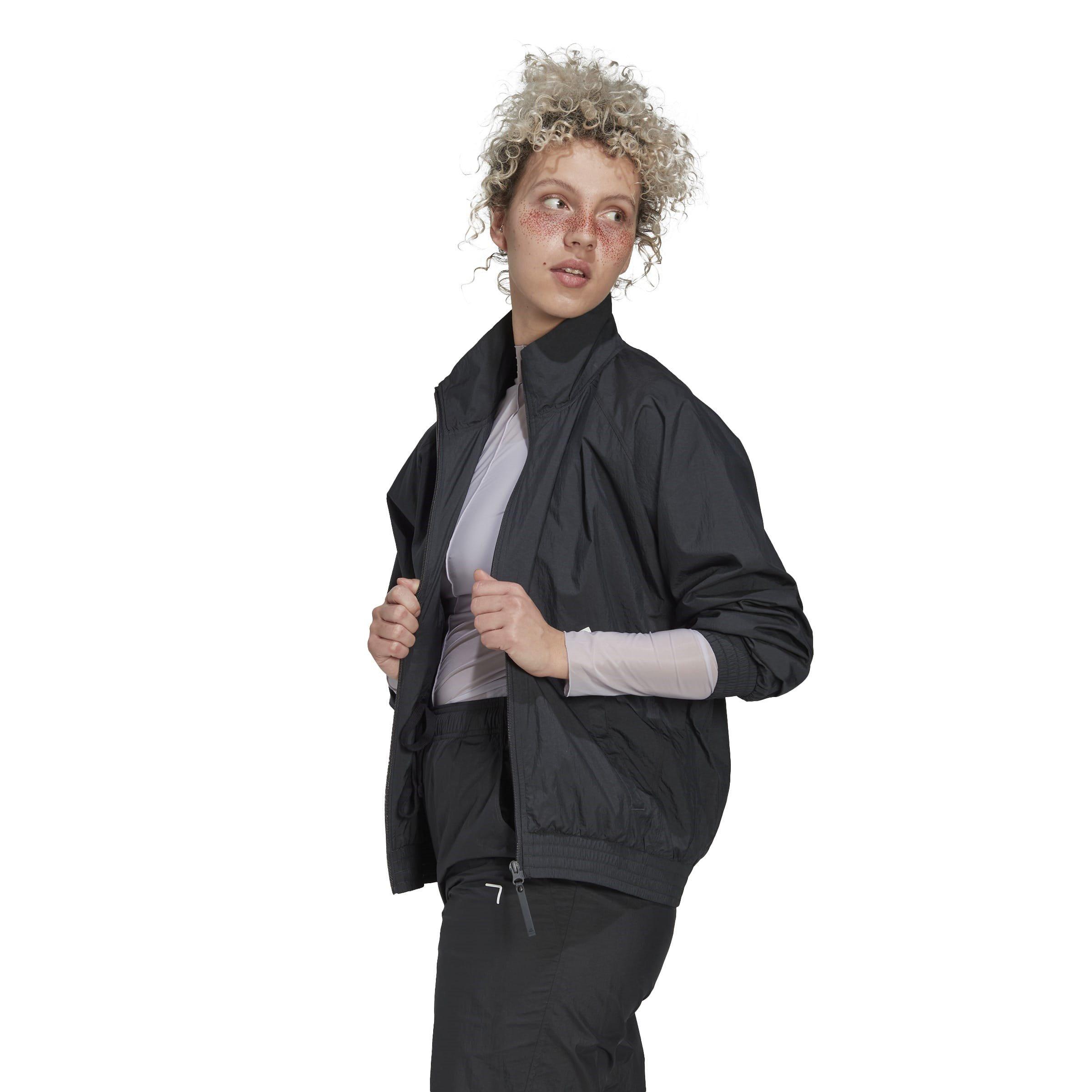 Kohle/Schwarz/Weiß. - adidas - Woven Track Top Tracksuit Womens - 5