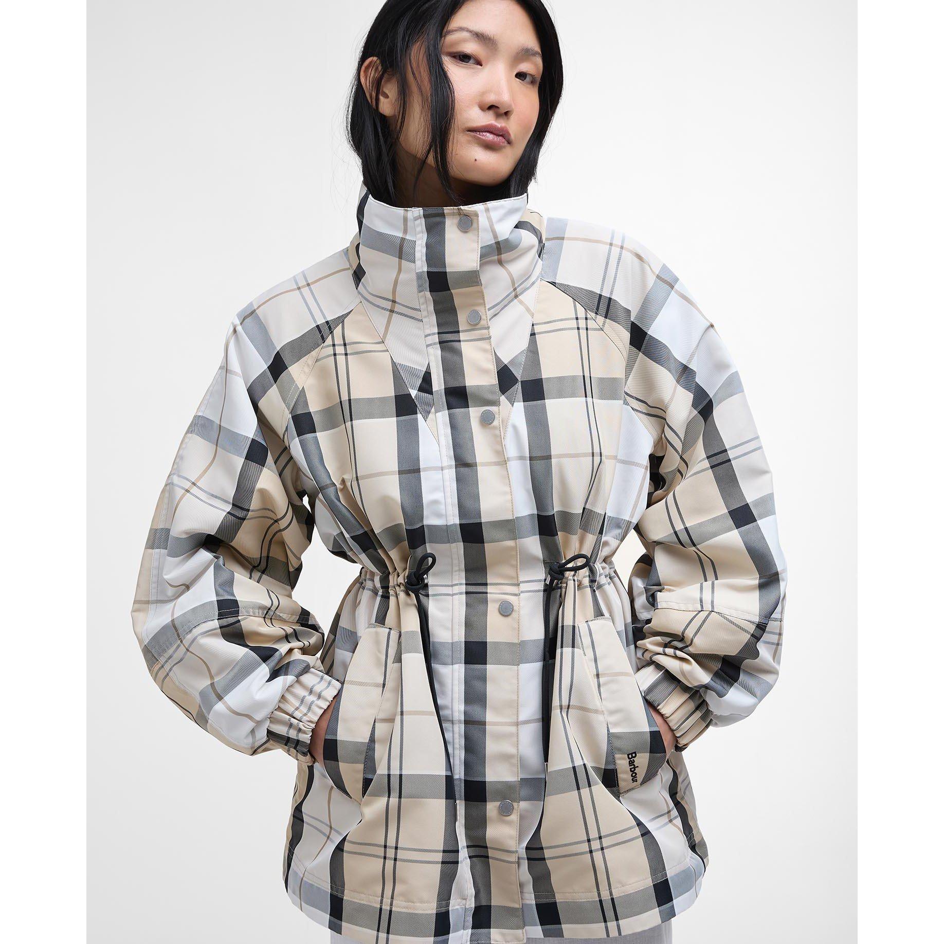 Rain Jackets Waterproof Plaid Jacket Tartan Barbour Waterproof