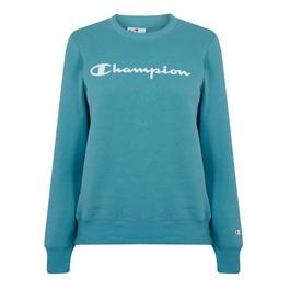 Champion fine-knit rollneck sweater Blau