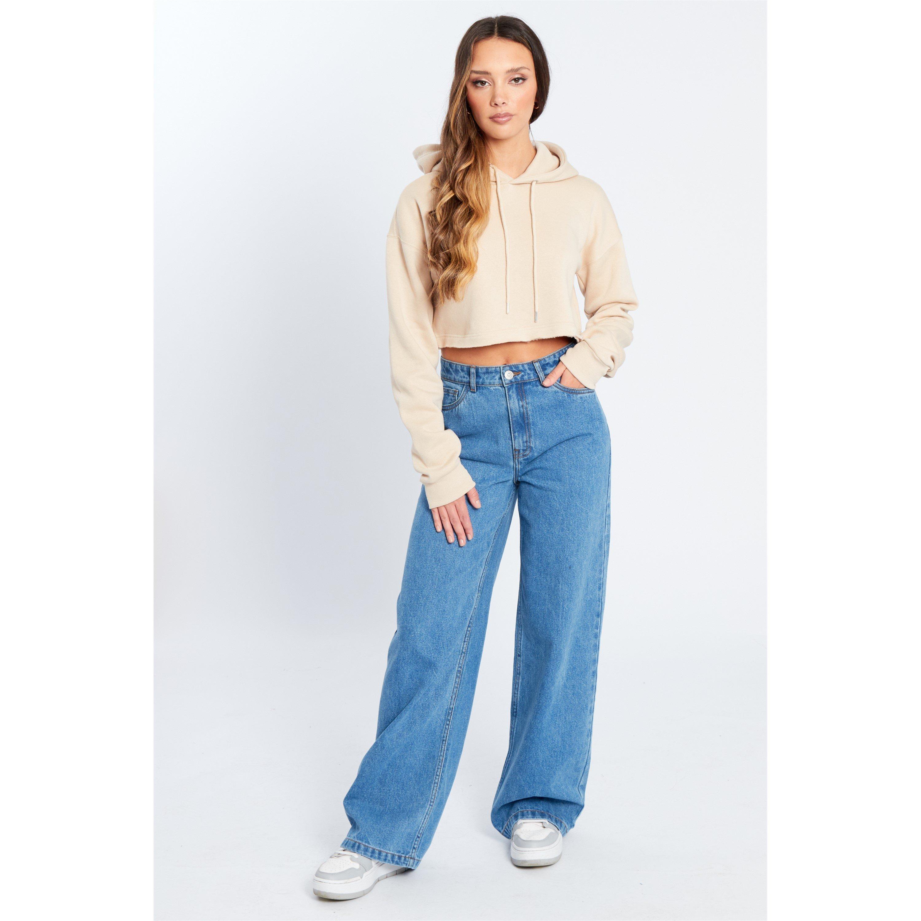 Cream - Be You - Crop Hoodie Ld - 1