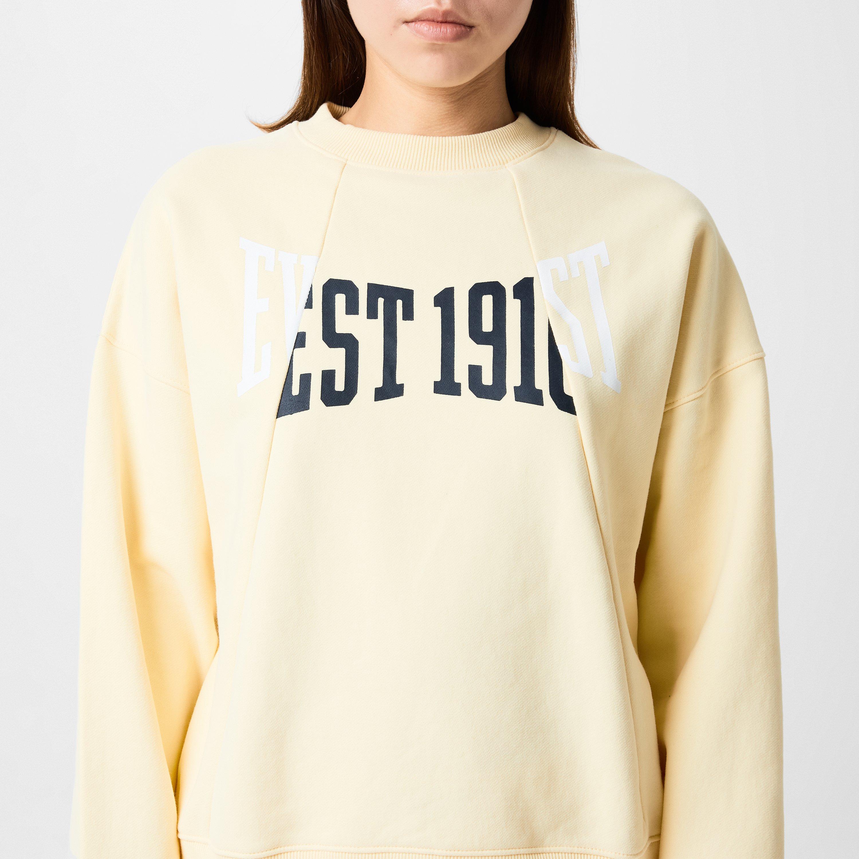 Soft Yellow - Everlast - EST1910 Logo Sweatshirt - 3
