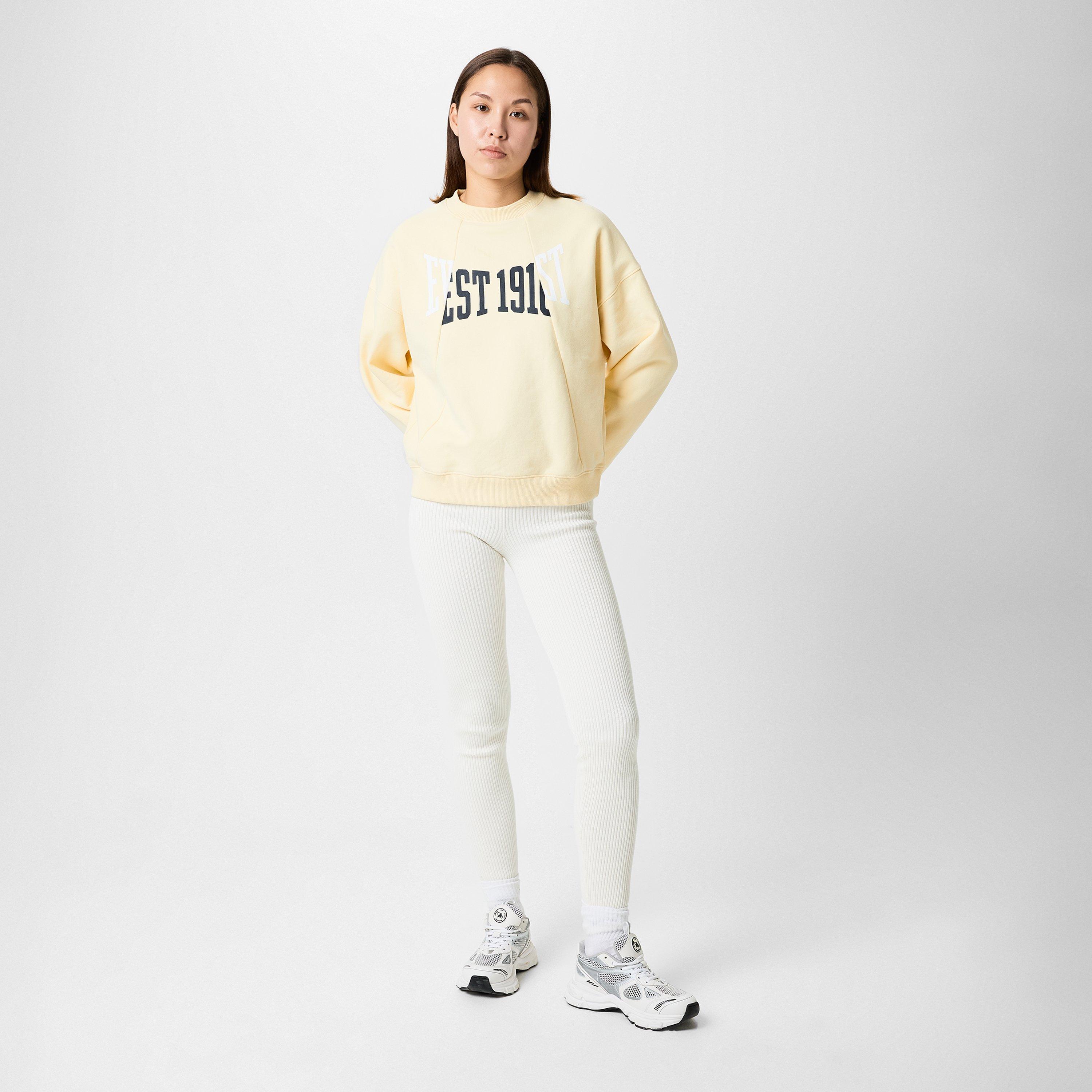 Soft Yellow - Everlast - EST1910 Logo Sweatshirt - 4
