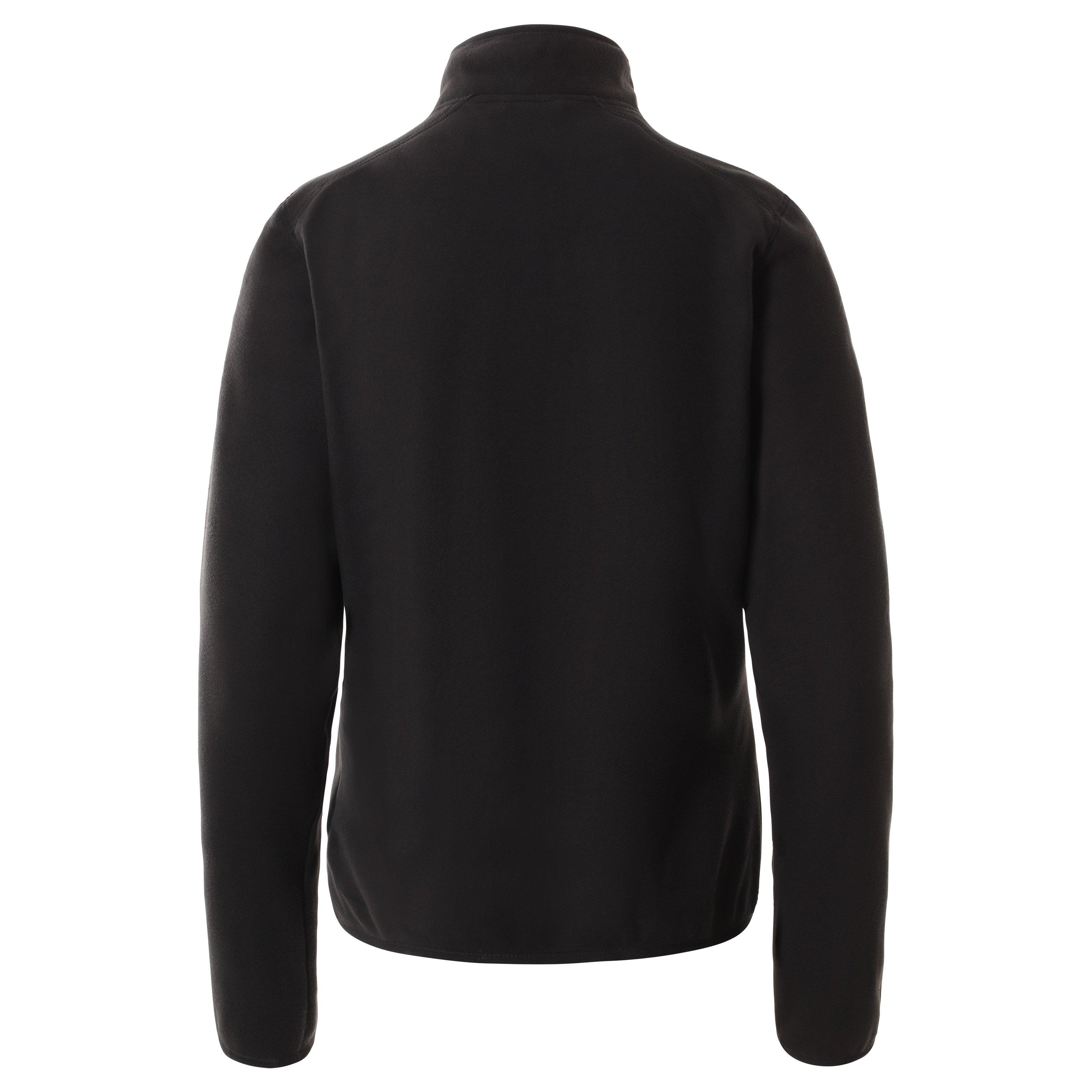 TNF Black - The North Face - 100 Glacier quarter Zip Fleece Womens - 2