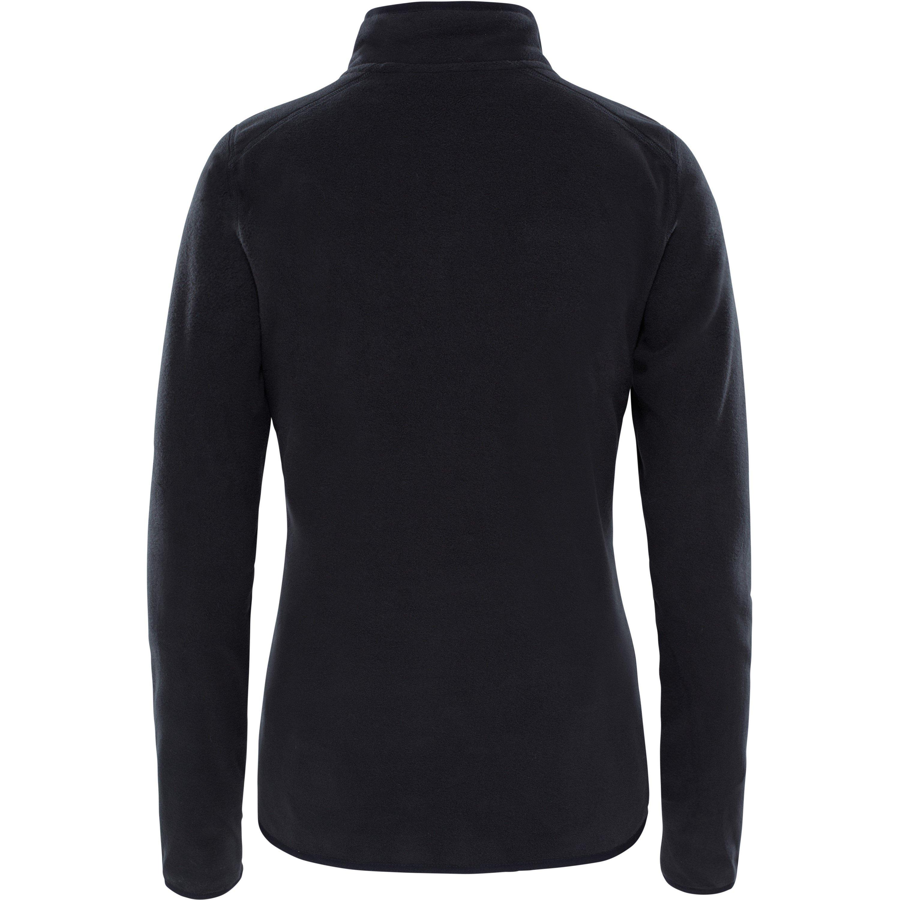 TNF Black - The North Face - 100 Glacier quarter Zip Fleece Womens - 5