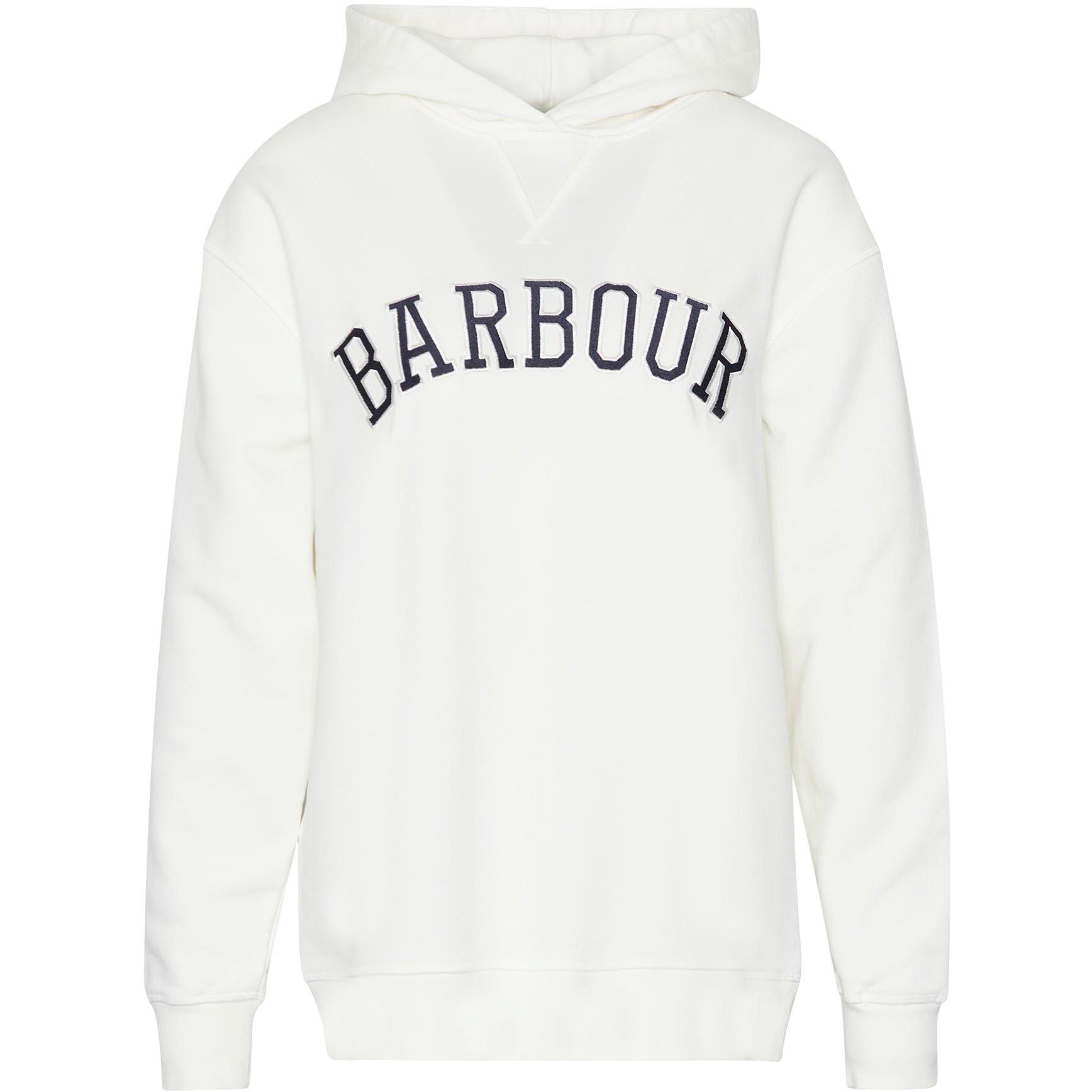 Cloud/Navy - Barbour - Women's Northumberland Over-the-head Hoodie - 1