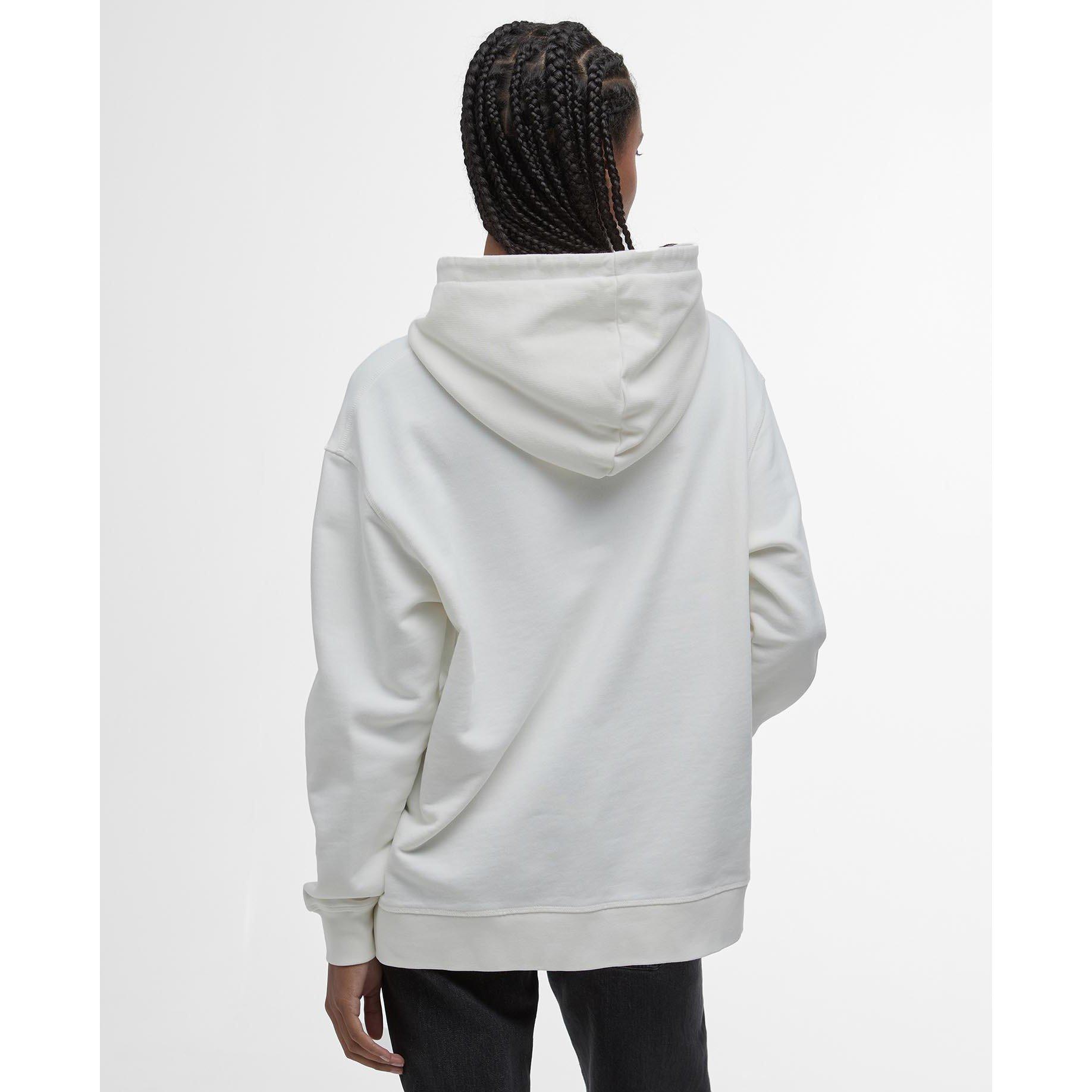 Cloud/Navy - Barbour - Women's Northumberland Over-the-head Hoodie - 4