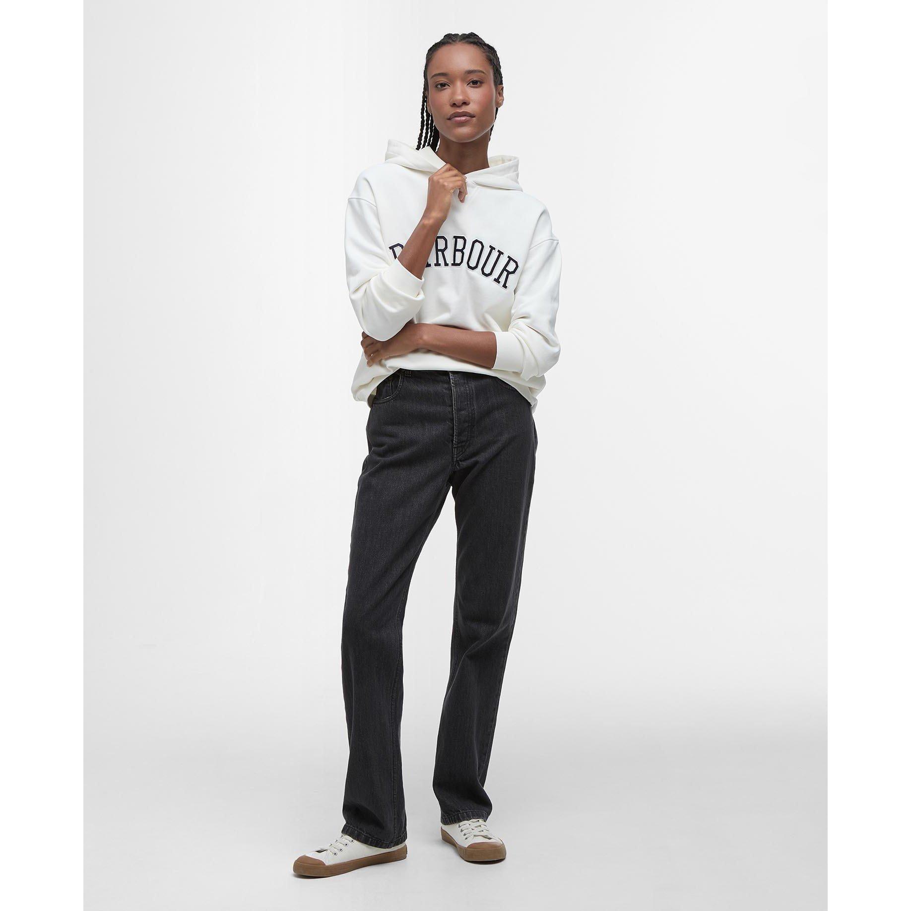 Cloud/Navy - Barbour - Women's Northumberland Over-the-head Hoodie - 7