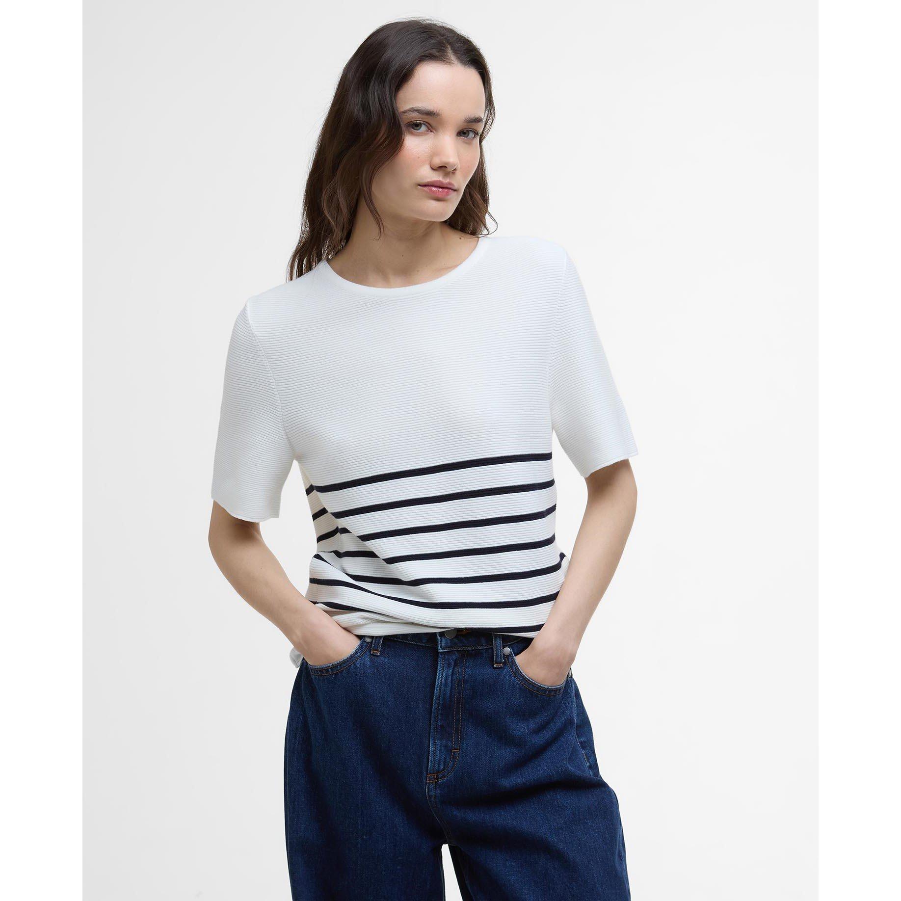 Barbour Women's Ivy Knit Jumper - Cloud - 16 (XL)