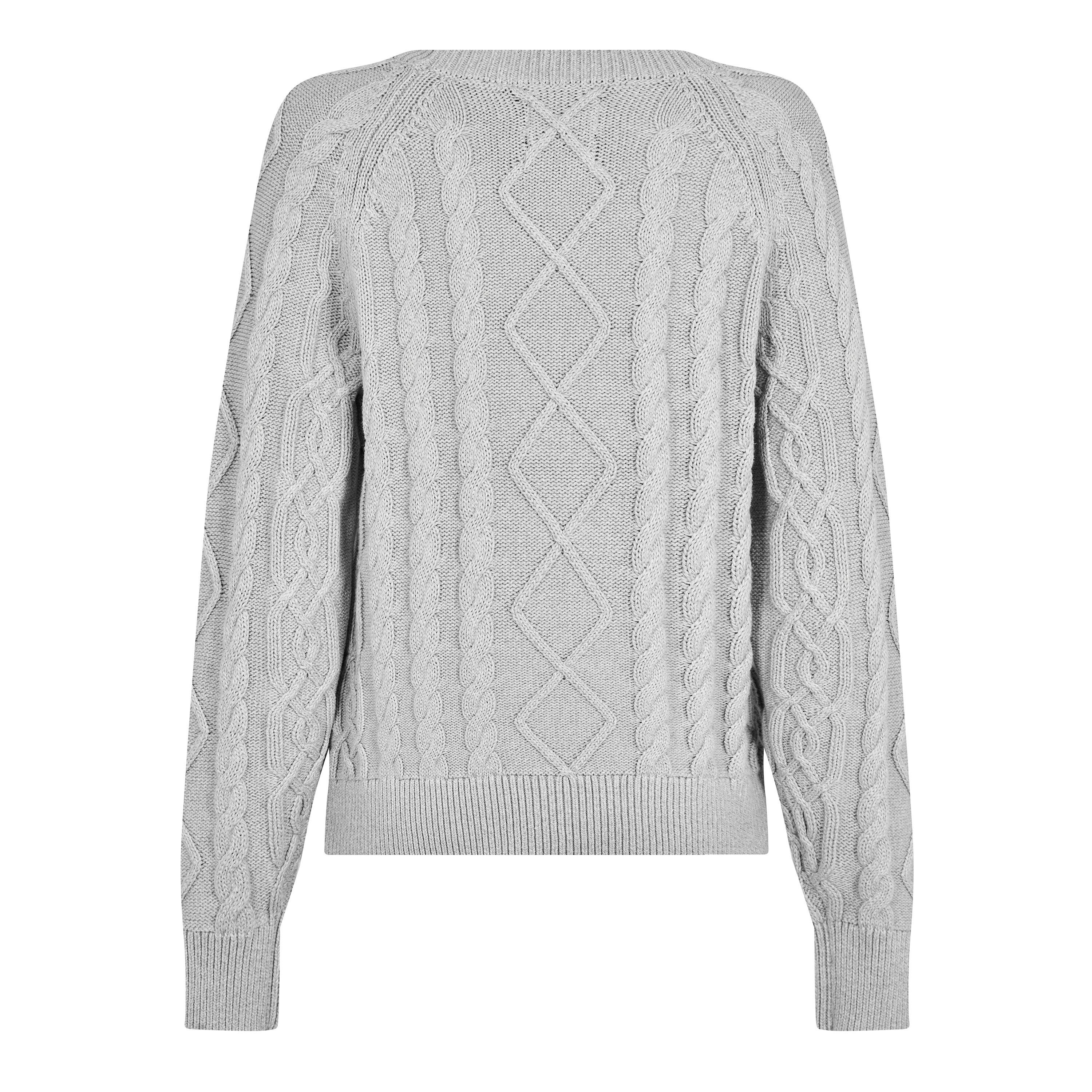 Cinzento Claro 41Q - Superdry - Cable Crew Jumper - 6