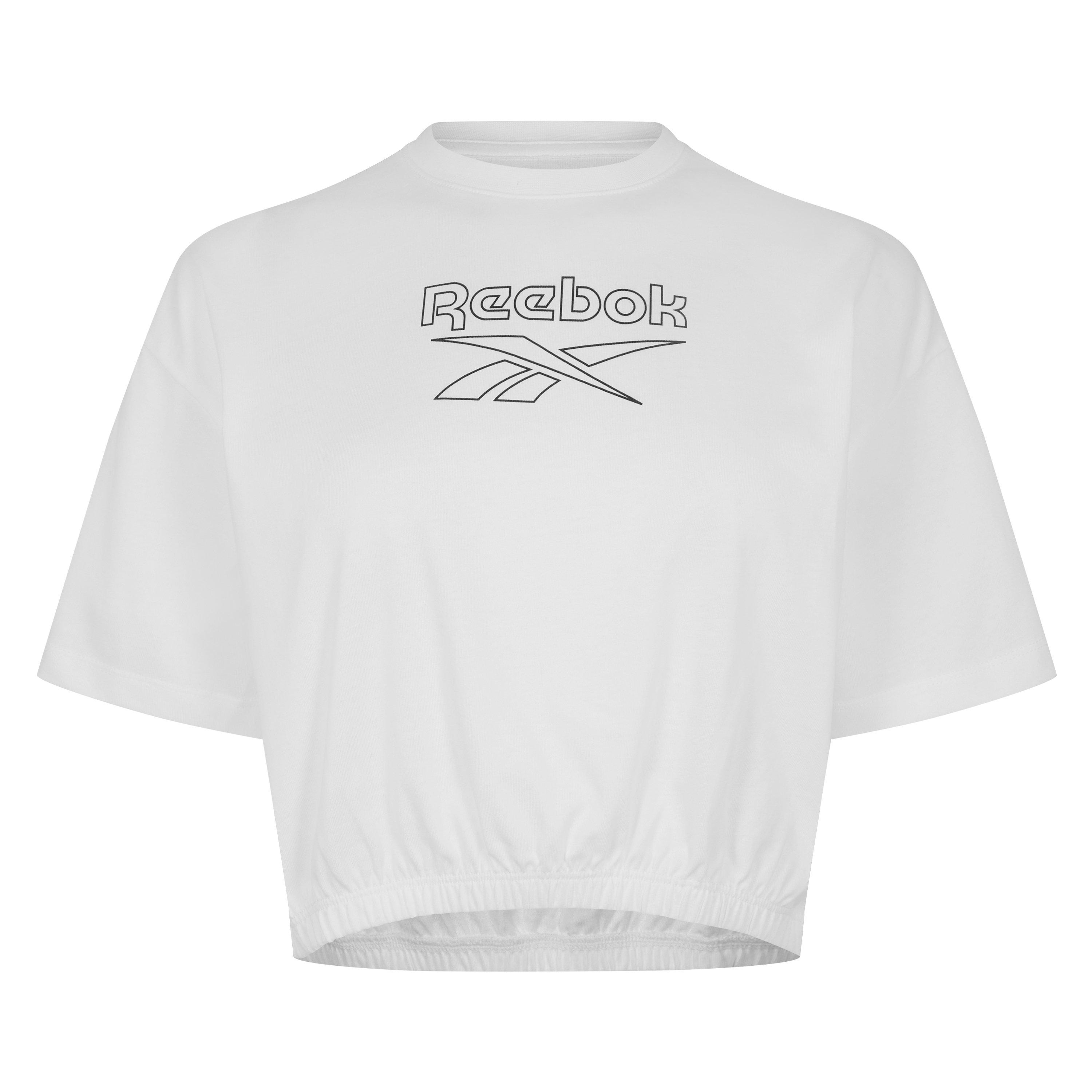 Reebok Women's Rie Boxy T-Shirt - White - 20-22 ()