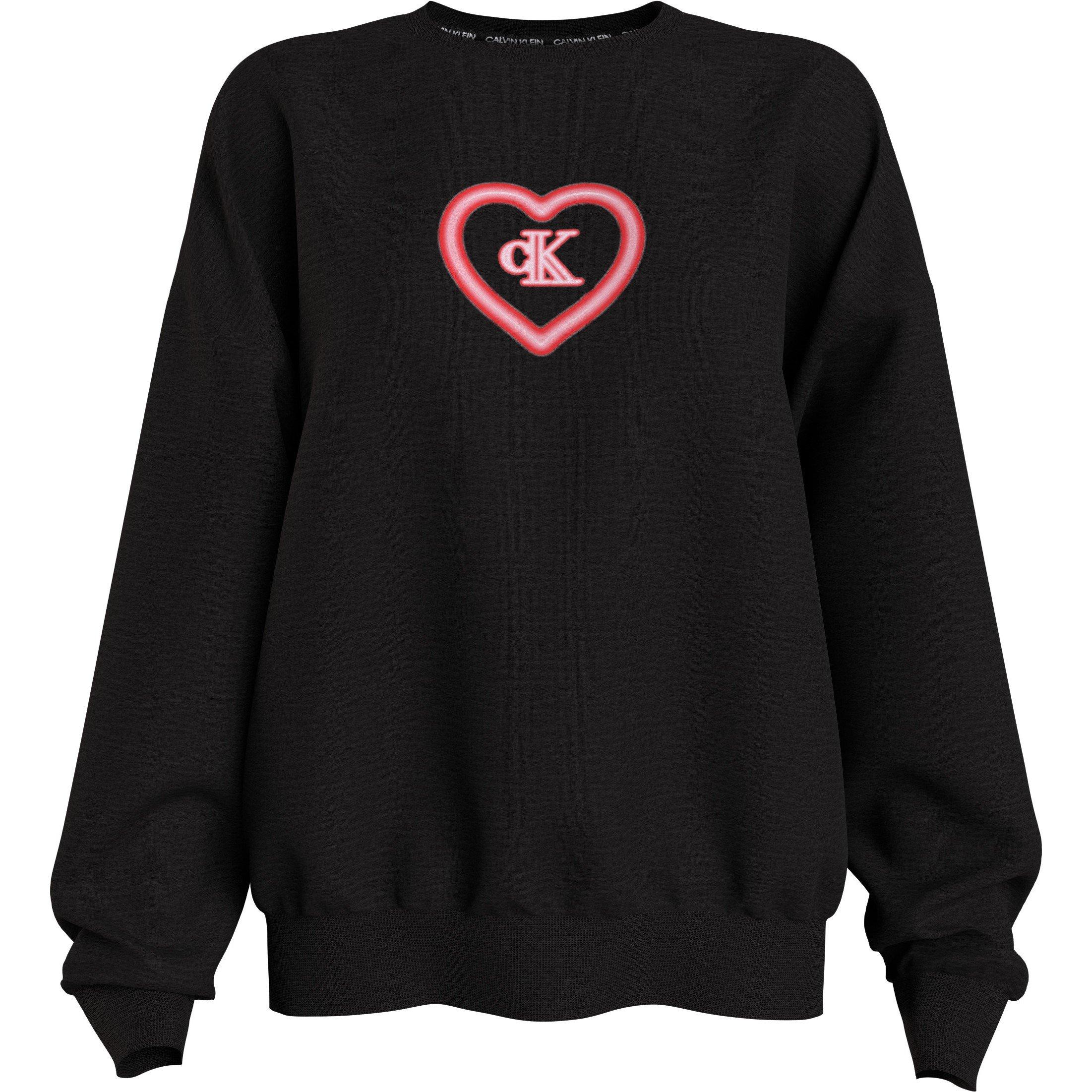 Cœur néon - Calvin Klein - 1996 Valentine's Day Crew Sweatshirt - 1