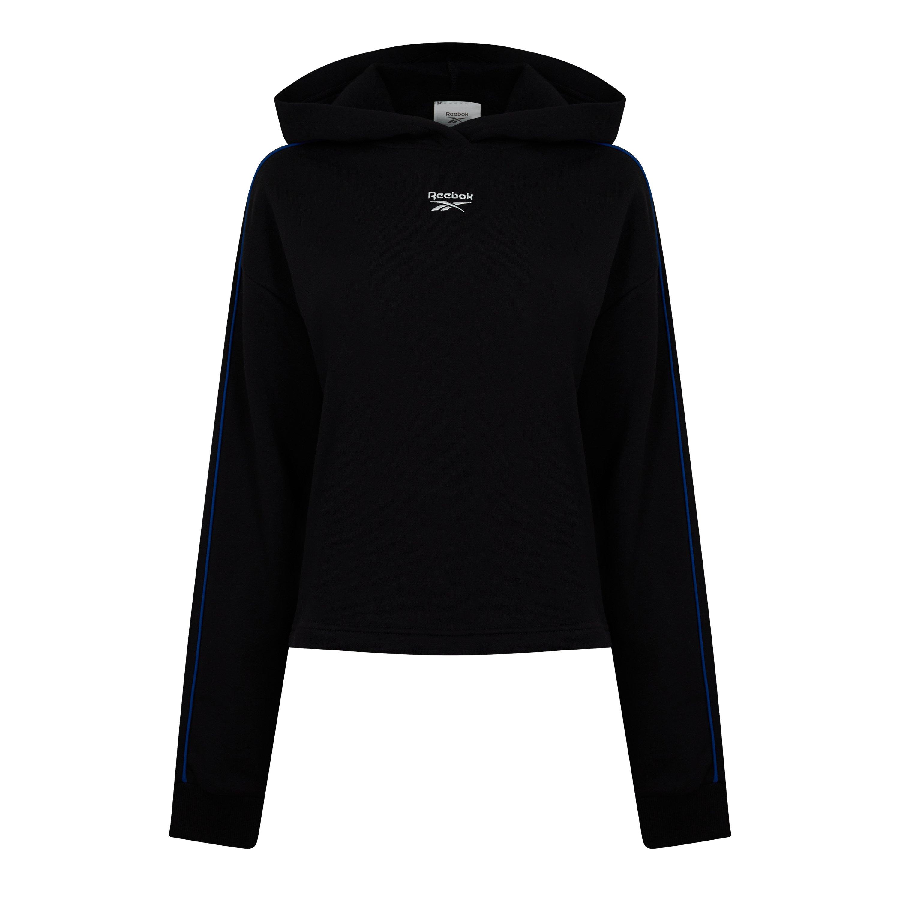 Reebok Women's Rie Fleece Hoodie - Black - 0-2