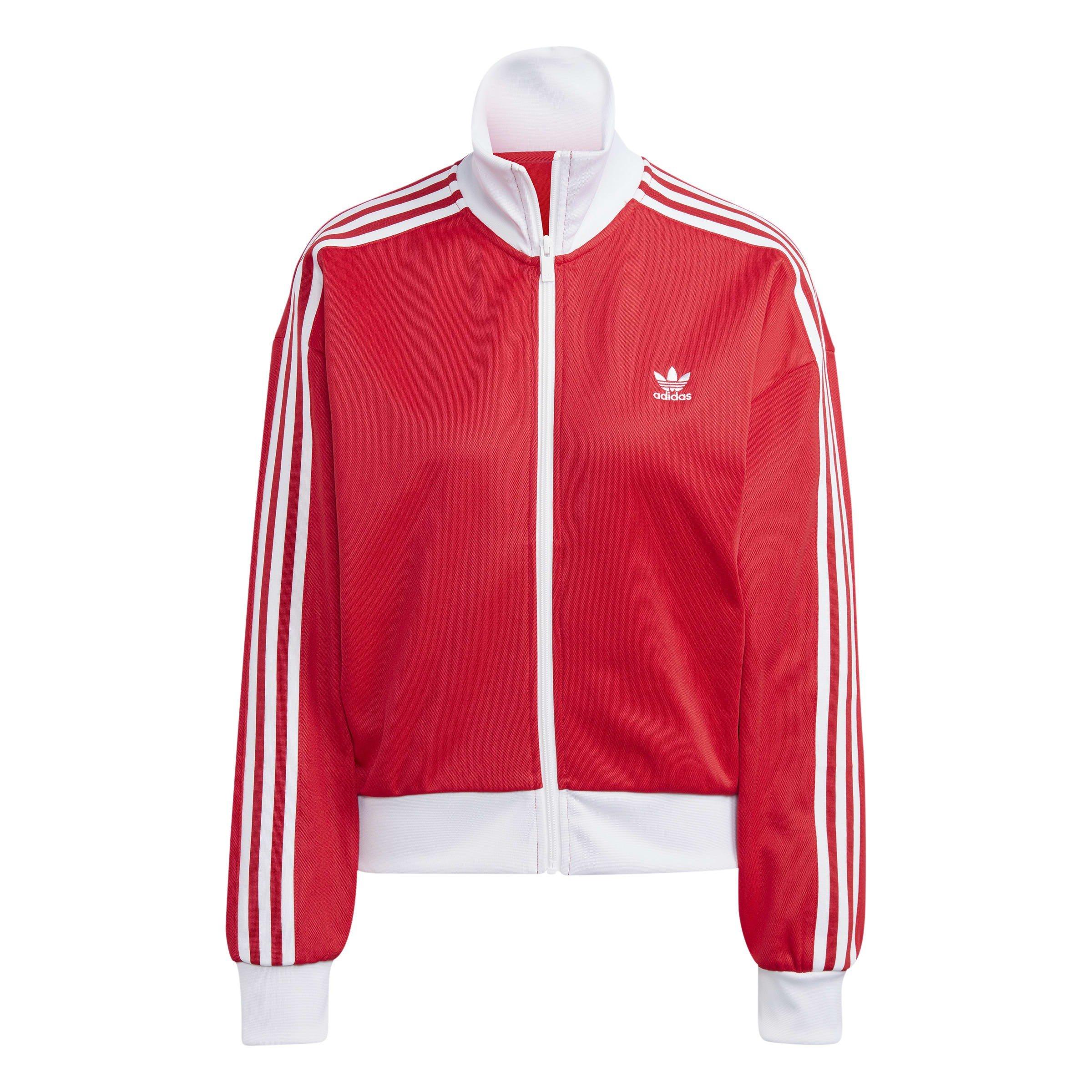 Chamarra Adidas Firebird Chaqueta Adidas Roja Mujer Chamarra
