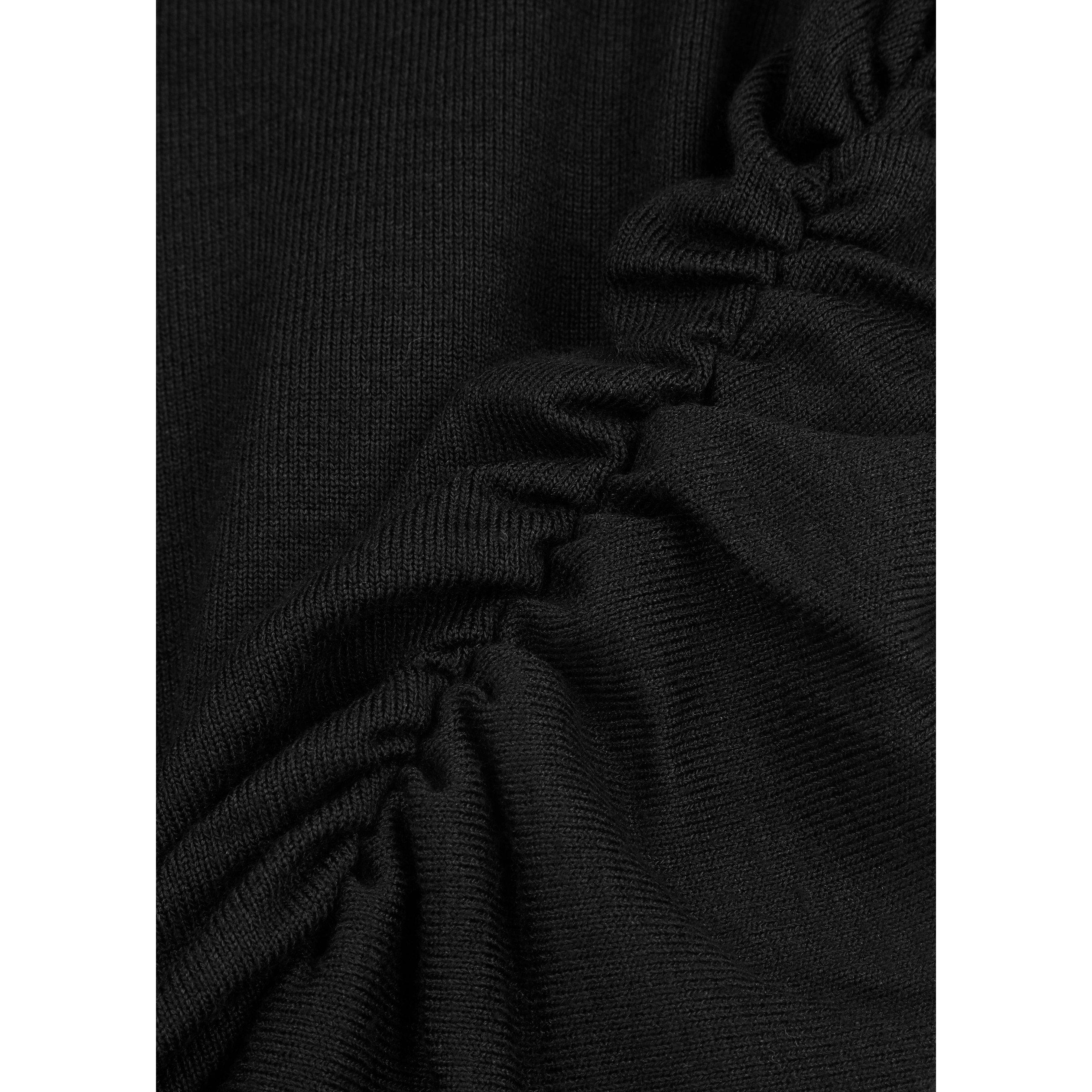 BLACK - Vince - SLVLS WAIST GATHER DRESS - 4