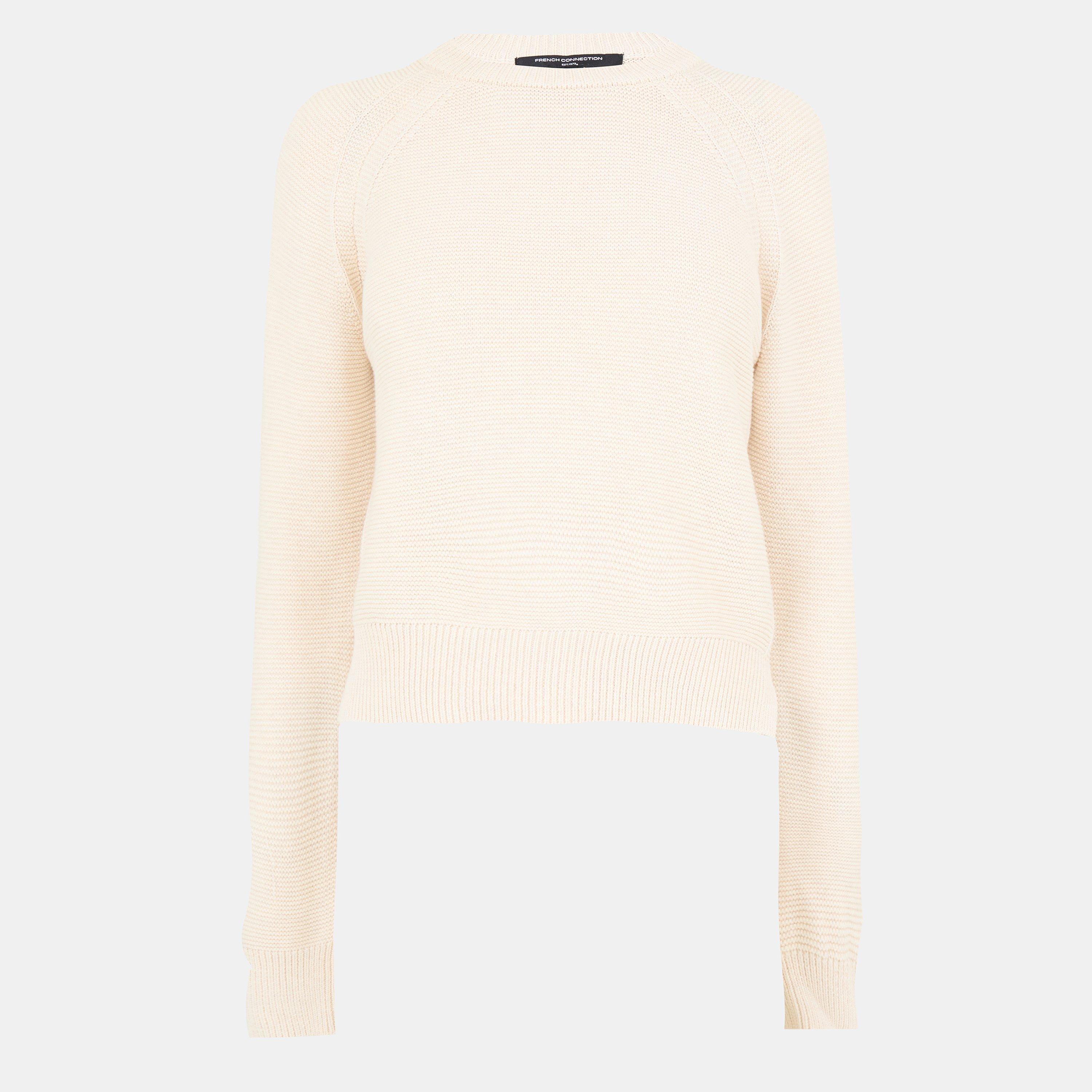 French Connection Women's Lily Mozart Jumper - 20-Oatmeal Mel - 14 (L)