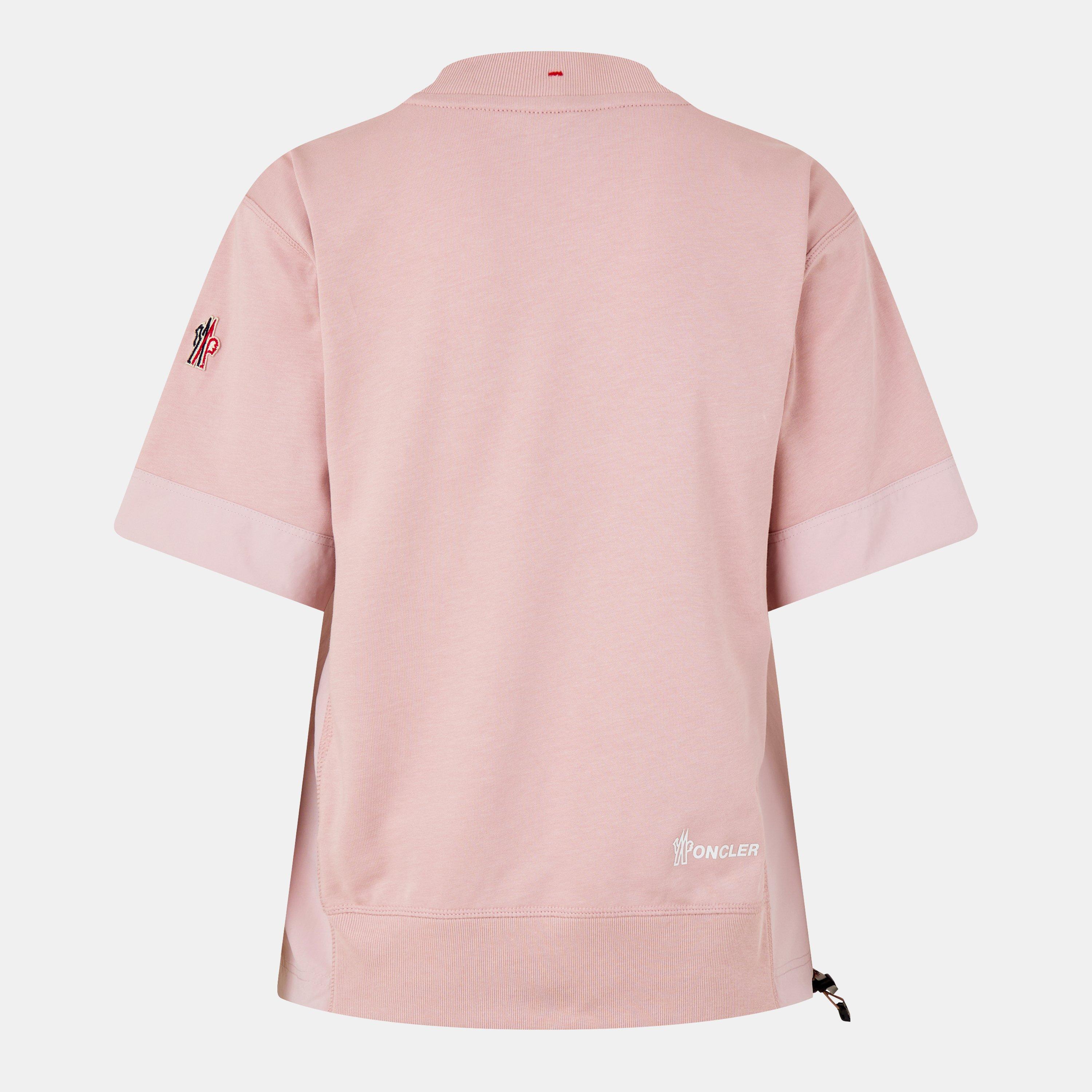 Pink 519 - Moncler Grenoble - Women's MonclerG Short-Sleeve Regular Fit T-Shirt - 2