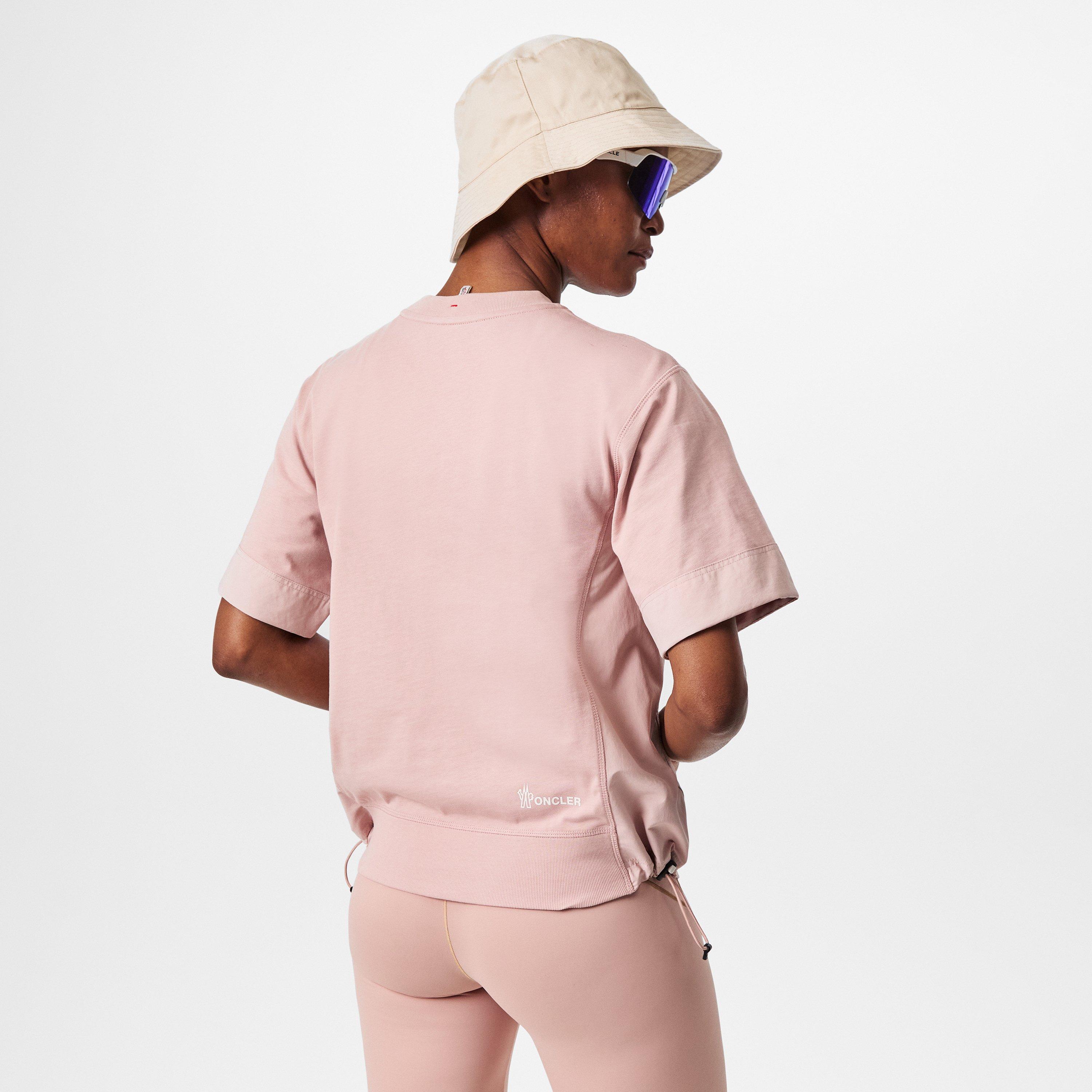 Pink 519 - Moncler Grenoble - Women's MonclerG Short-Sleeve Regular Fit T-Shirt - 4