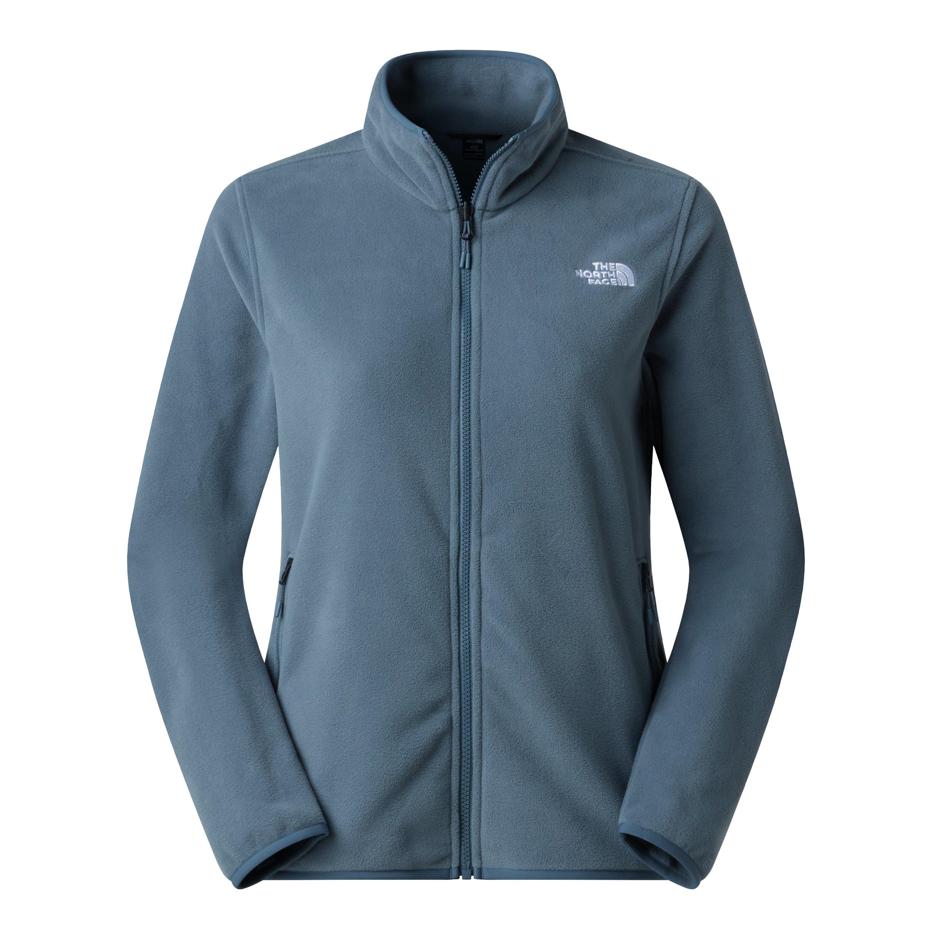 The North Face Women's 100 Glacier Full-Zip Fleece - Granite Grey - 10 (S)