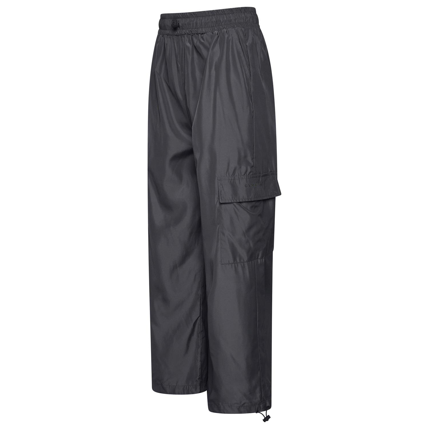 Graphit - Gym King - Womens Satin Cargo Open Hem Fleece Jogger - 6