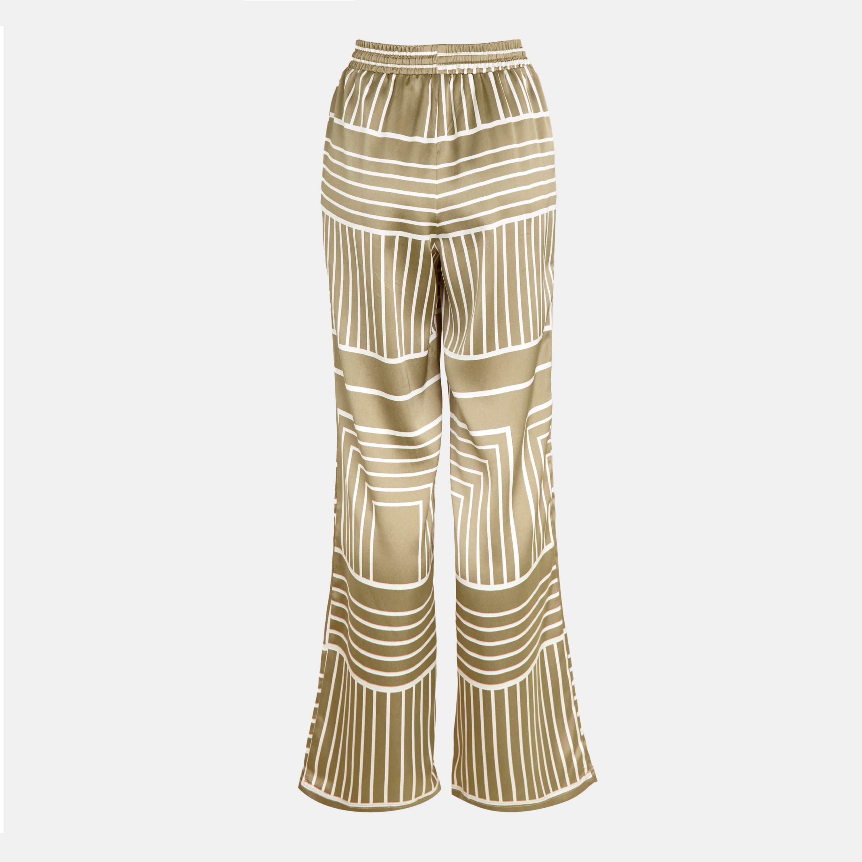 Sage Print - 4th and Reckless - Women's Amira Wide Leg Trousers - 2