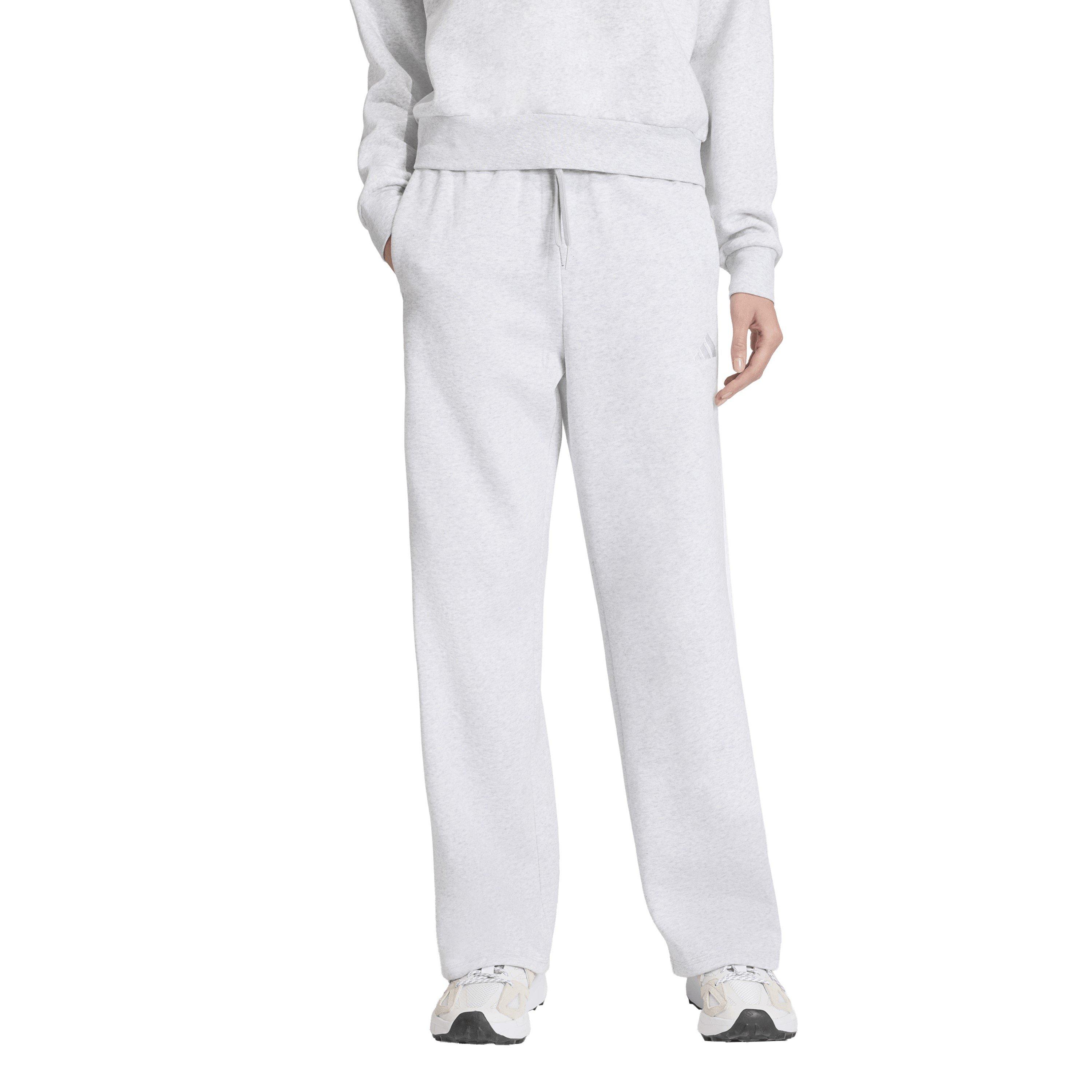 Light Grey OH - adidas - Essentials Wide Leg Fleece Pant Womens - 2