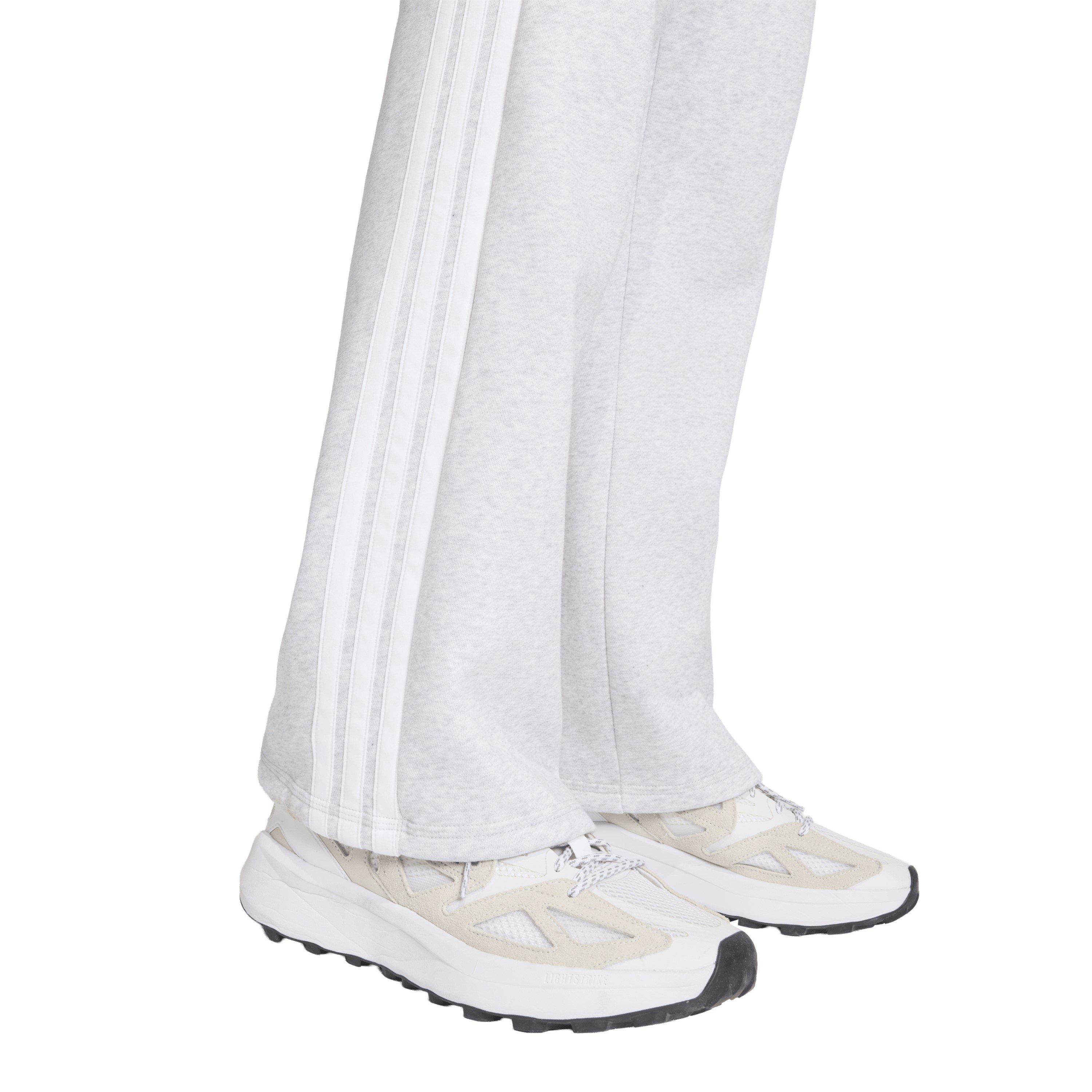 Light Grey OH - adidas - Essentials Wide Leg Fleece Pant Womens - 5