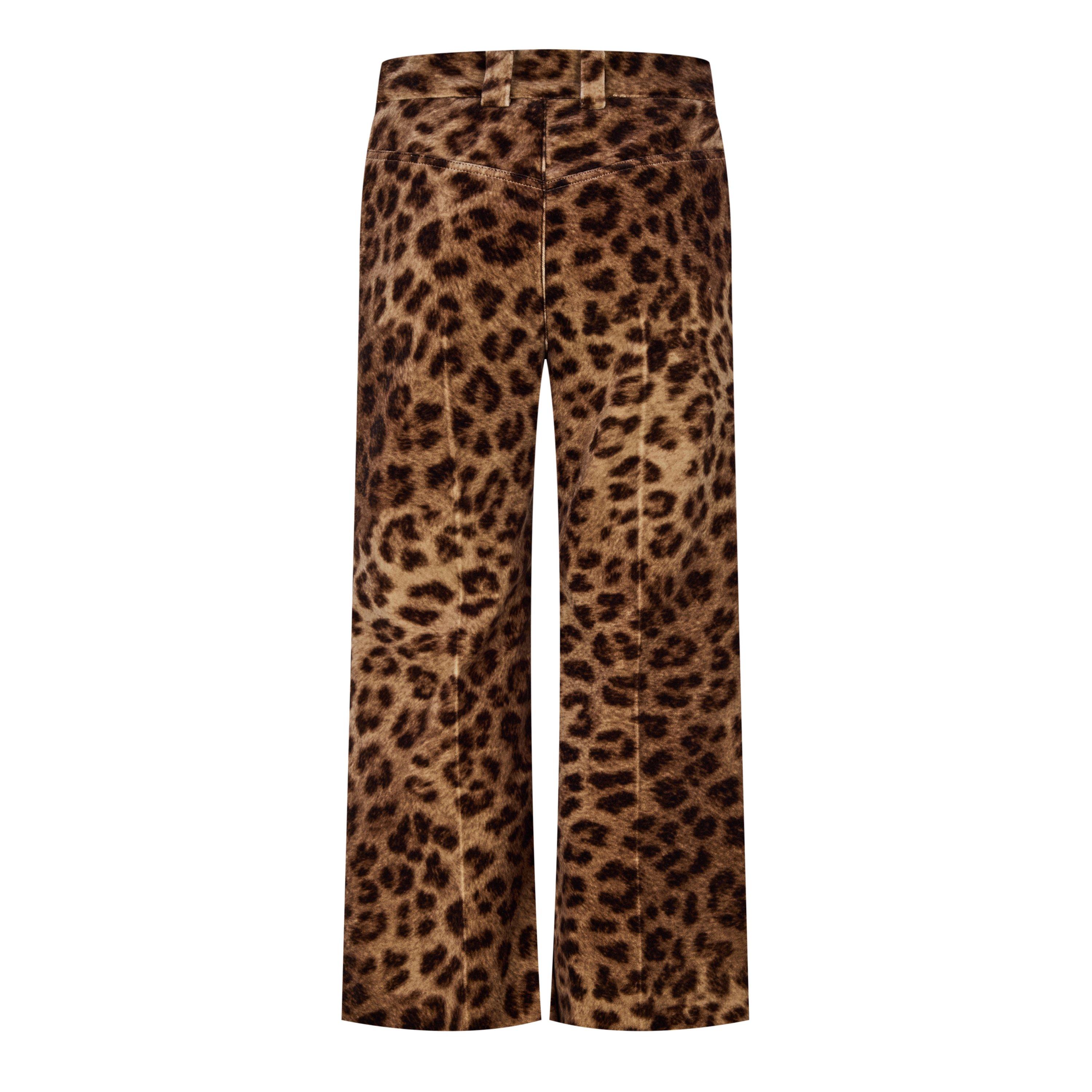 Worn Brown - Chloe - Cropped Bootcut Trousers - 7