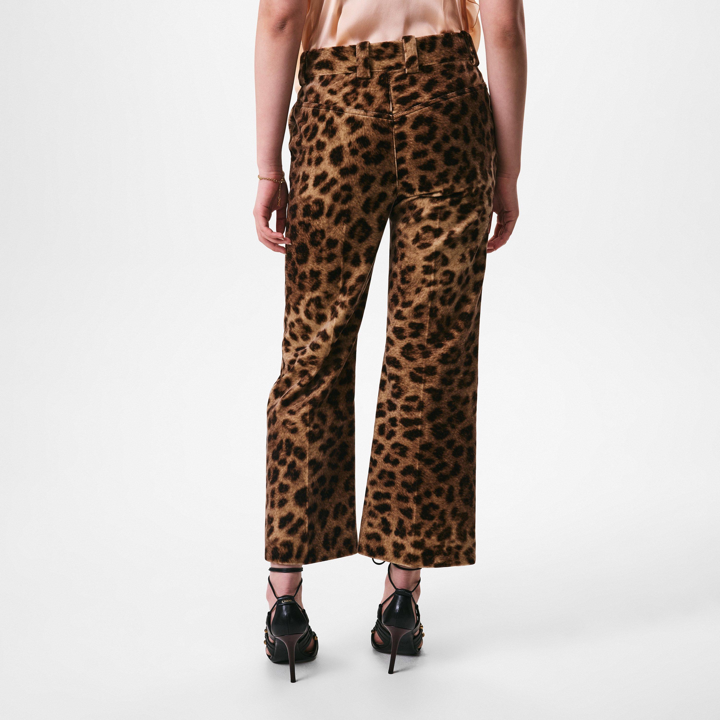 Worn Brown - Chloe - Cropped Bootcut Trousers - 4