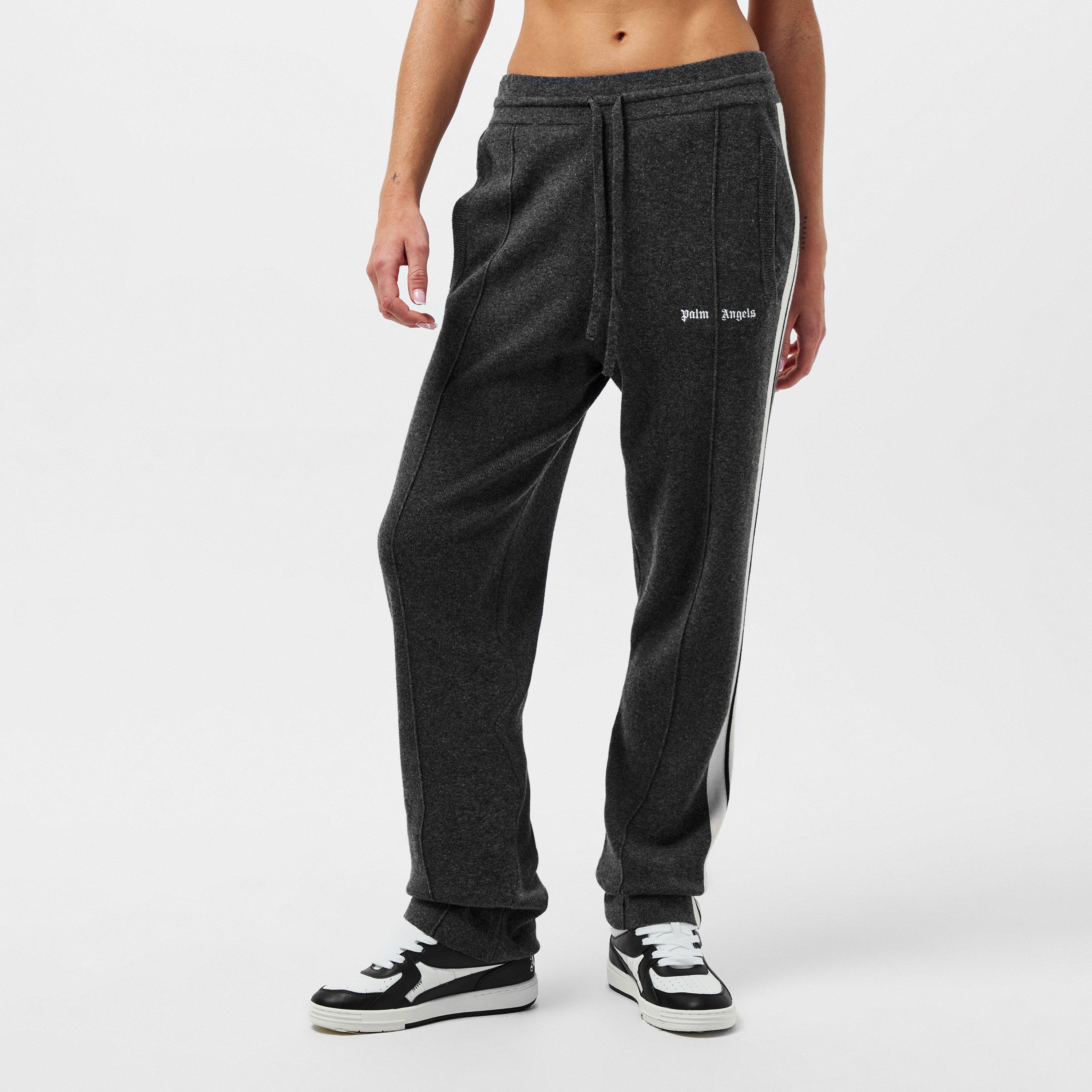 Grey - Palm Angels - Women's Open Hem Woven Joggers - 3