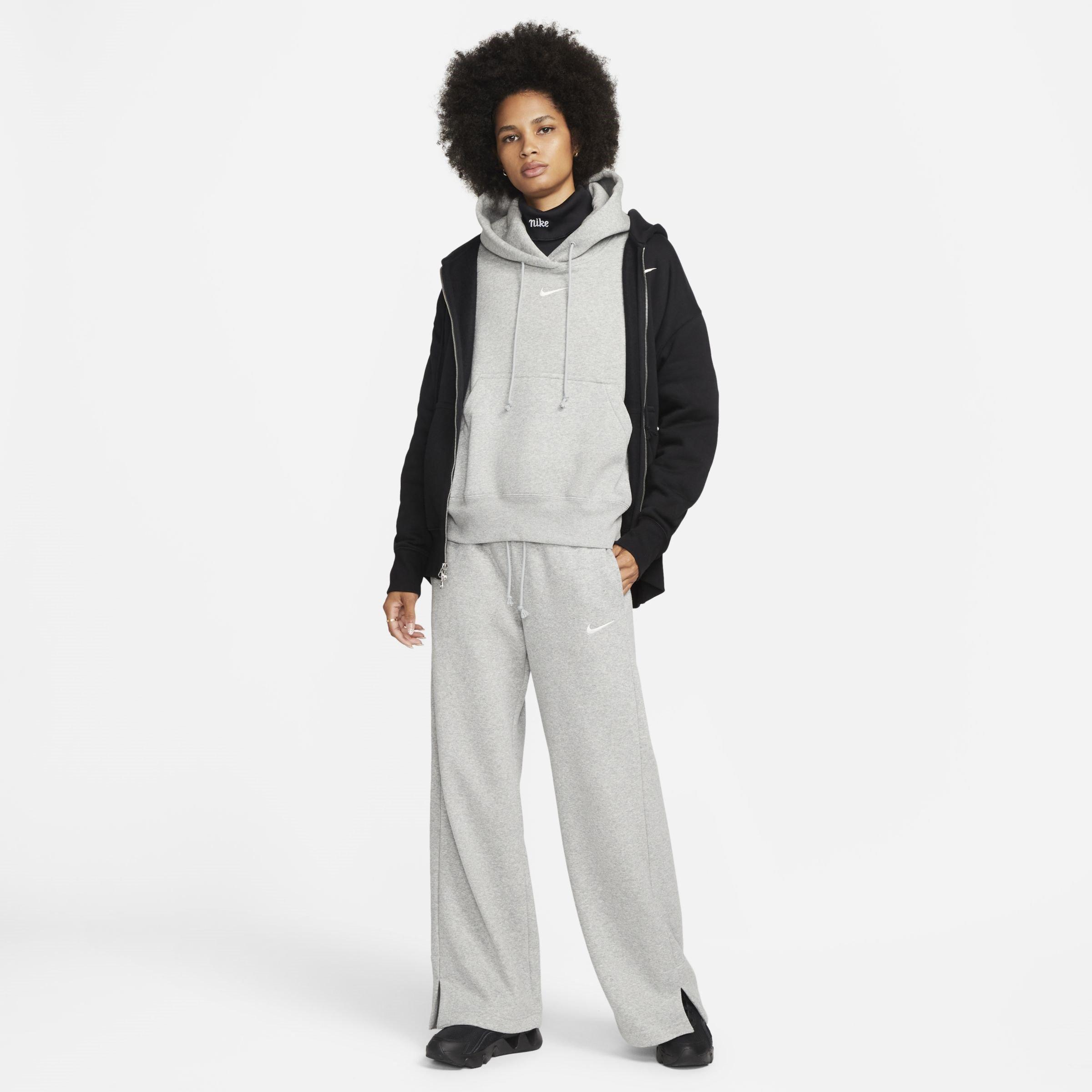 Gris chiné - Nike - Sportswear Phoenix Fleece Women's High-Waisted Wide-Leg Sweatpants - 7