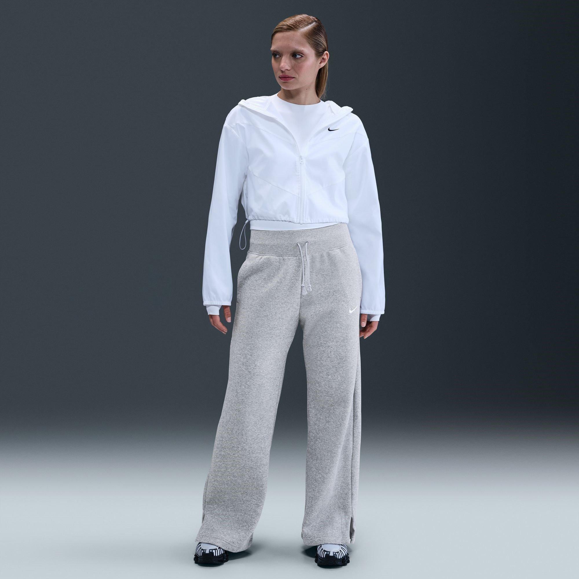 Gris chiné - Nike - Sportswear Phoenix Fleece Women's High-Waisted Wide-Leg Sweatpants - 8