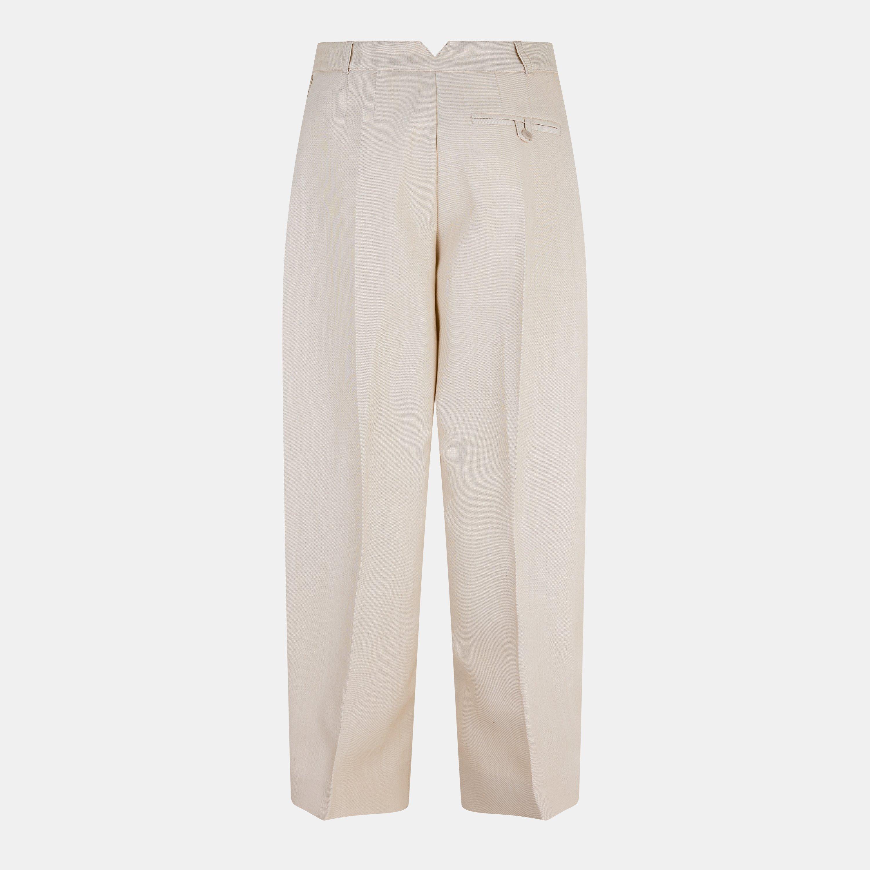 Light Beige - Jacquemus - The Ovalo Pants - 2