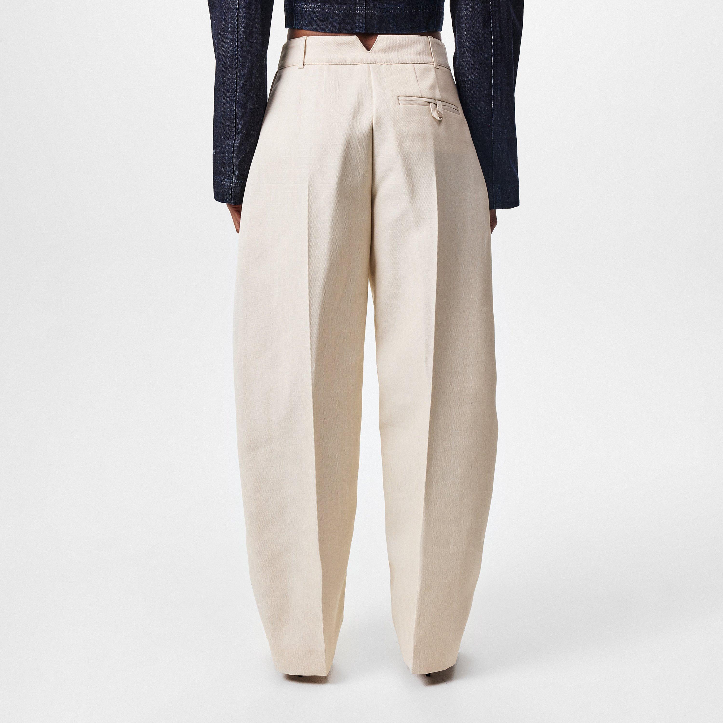Light Beige - Jacquemus - The Ovalo Pants - 4