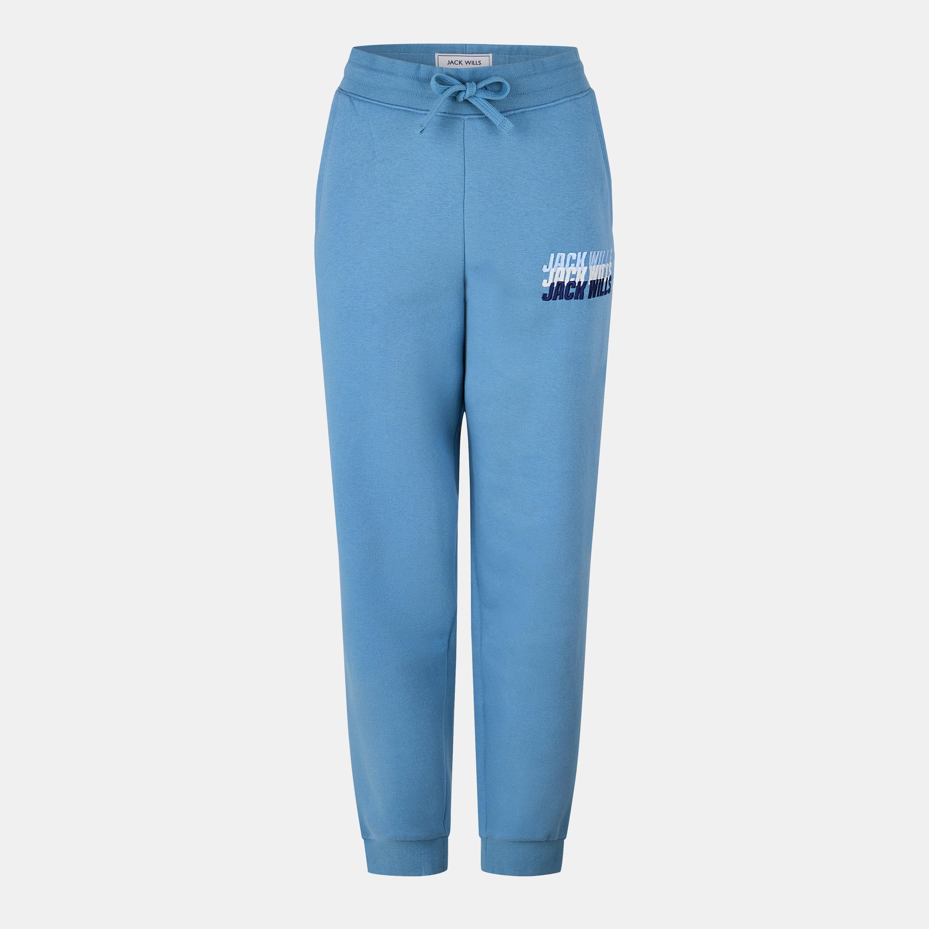 Shadow Blue - Jack Wills - Stacked Graphic Jogger - 1