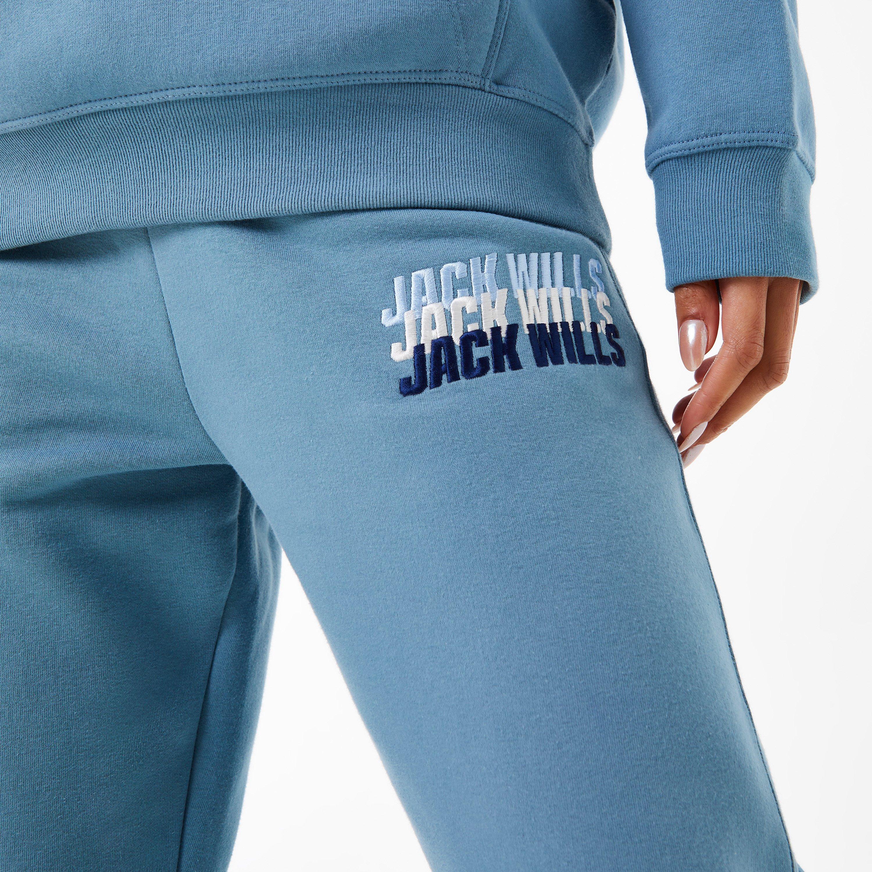 Azul sombra - Jack Wills - Stacked Graphic Jogger - 3