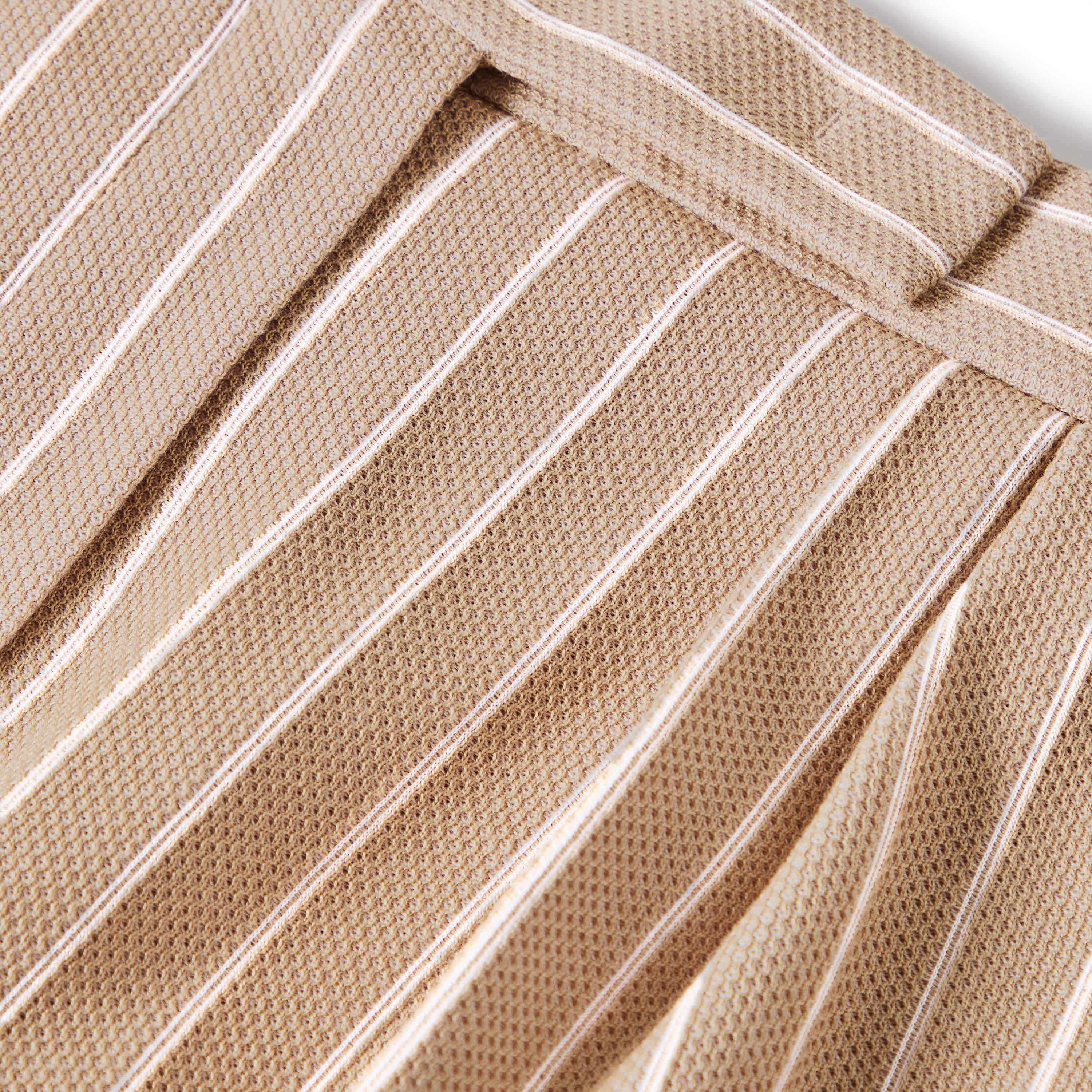 Beige - Max Mara - Women's Jersey Wide Leg Trousers - 5