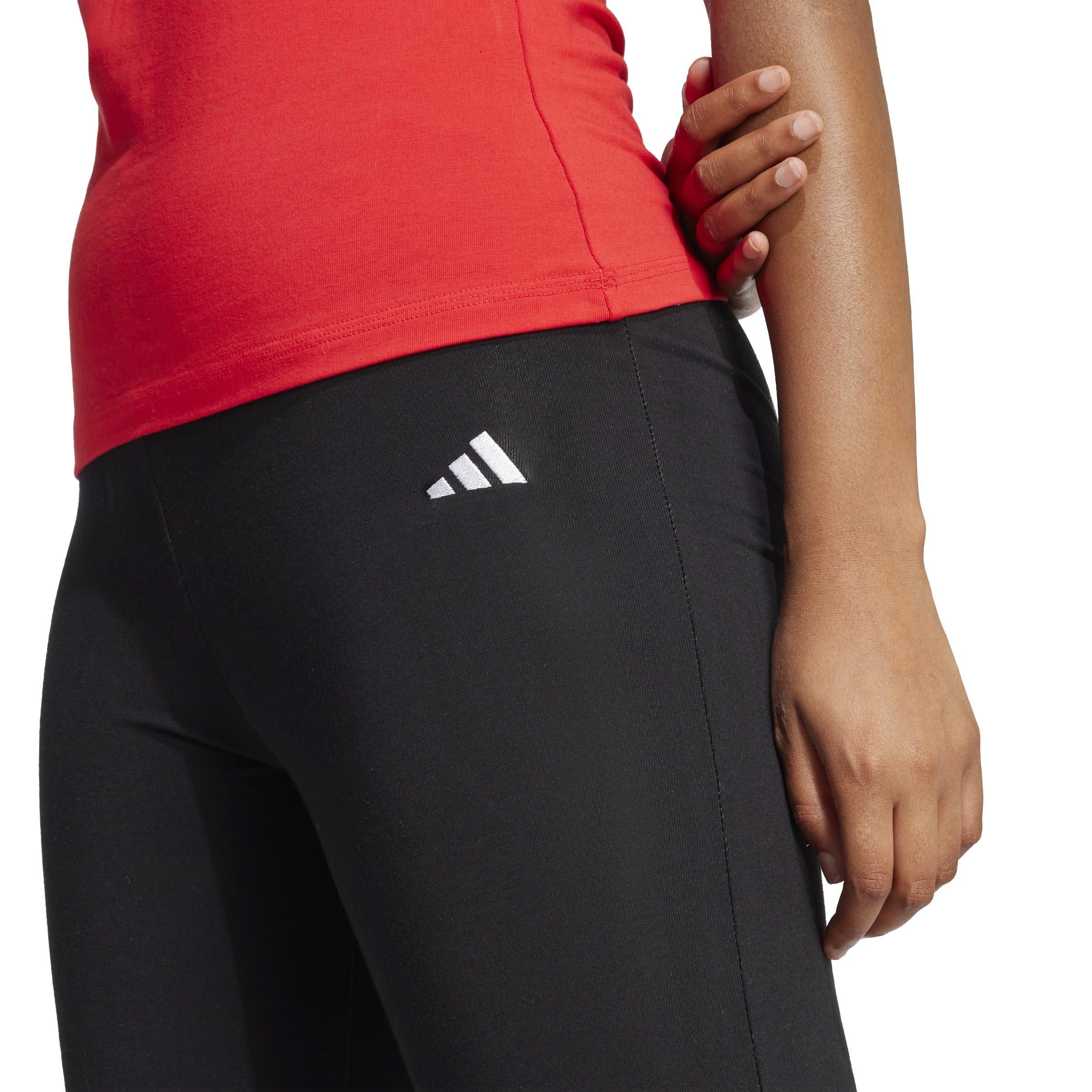 Black/White - adidas - Essentials Logo Flared Leggings Womens - 6