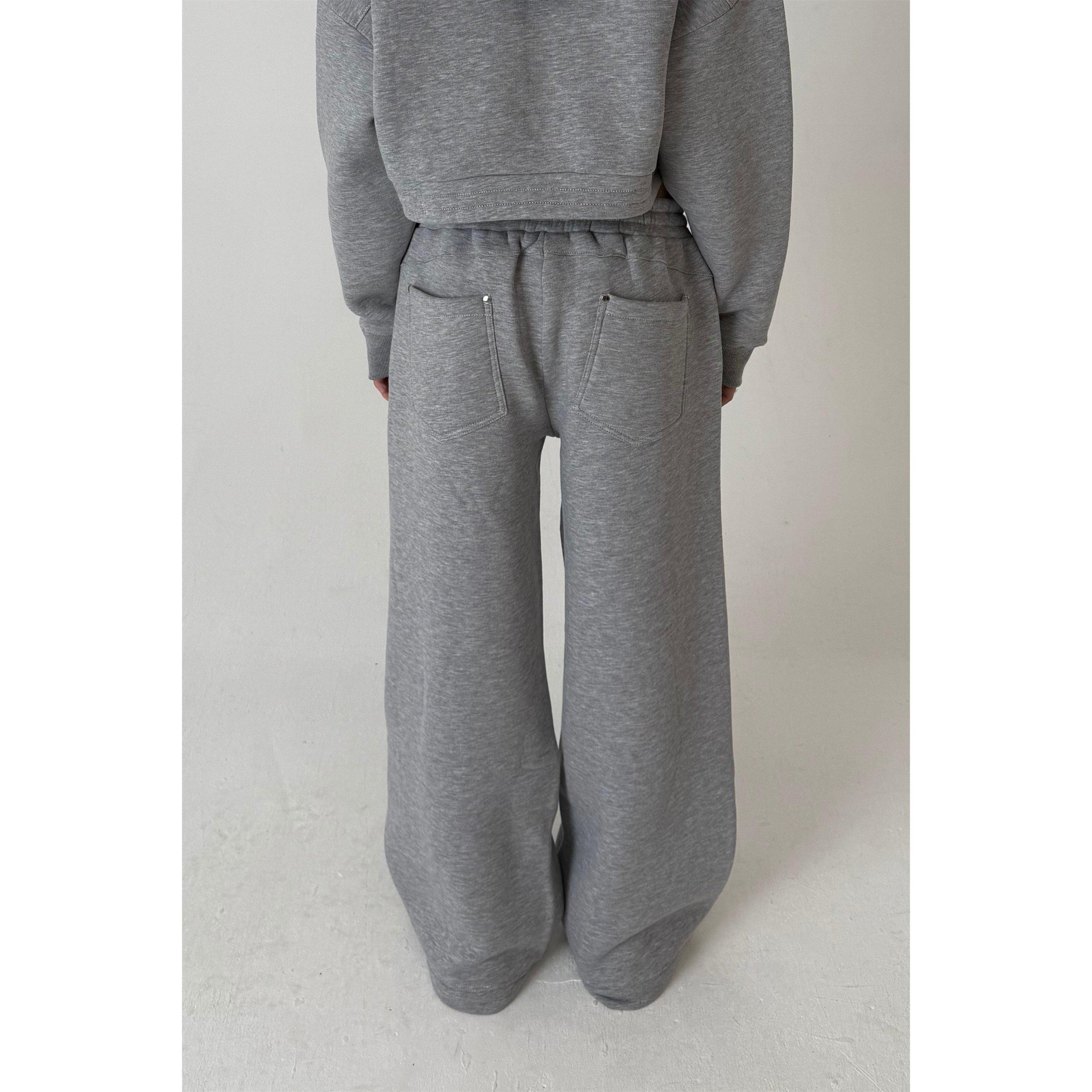Grey - The Ragged Priest - Women's Open Hem Fleece Joggers - 4