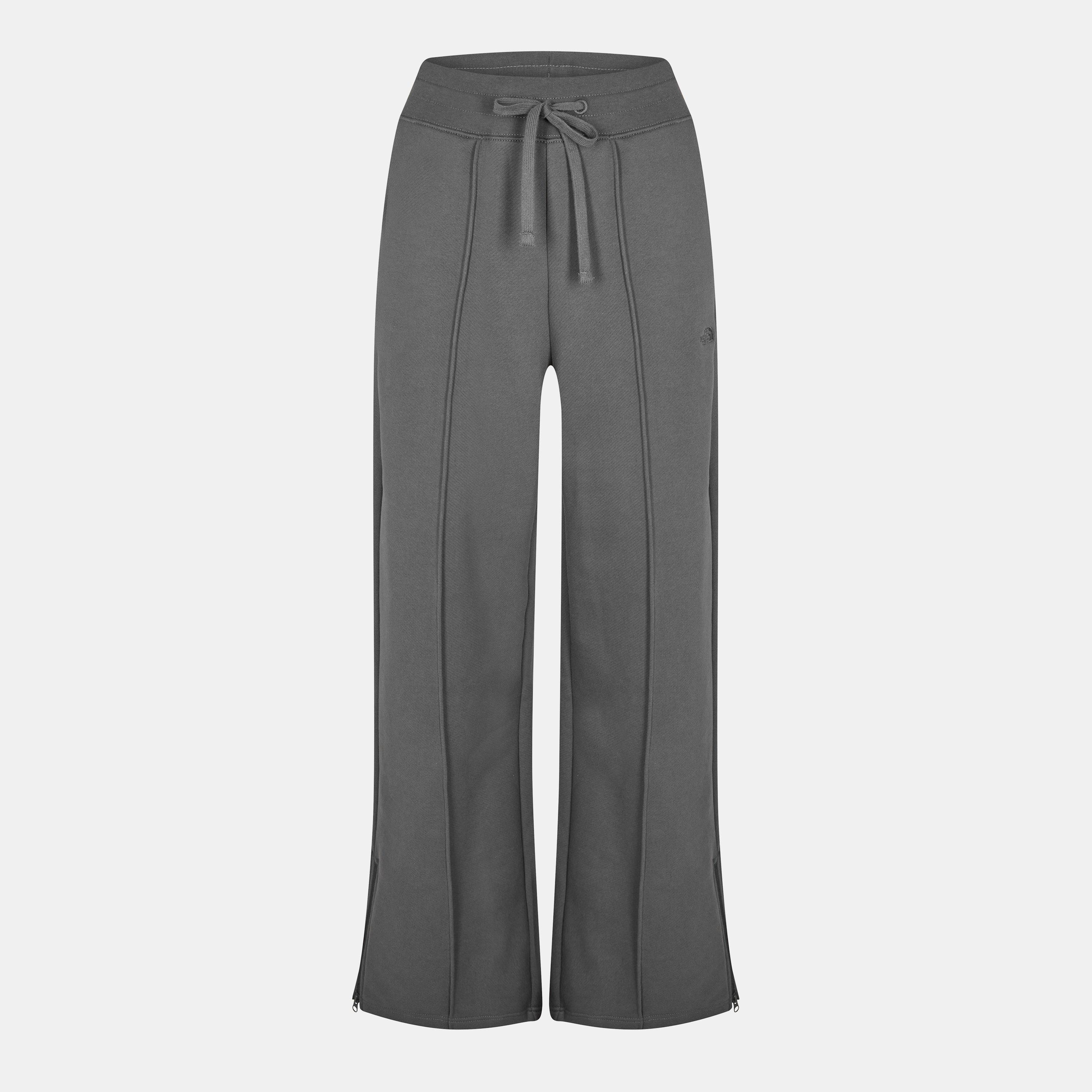 Charcoal - The North Face - Women's Dome Wide Leg Woven Open Hem Tracksuit Joggers - 1