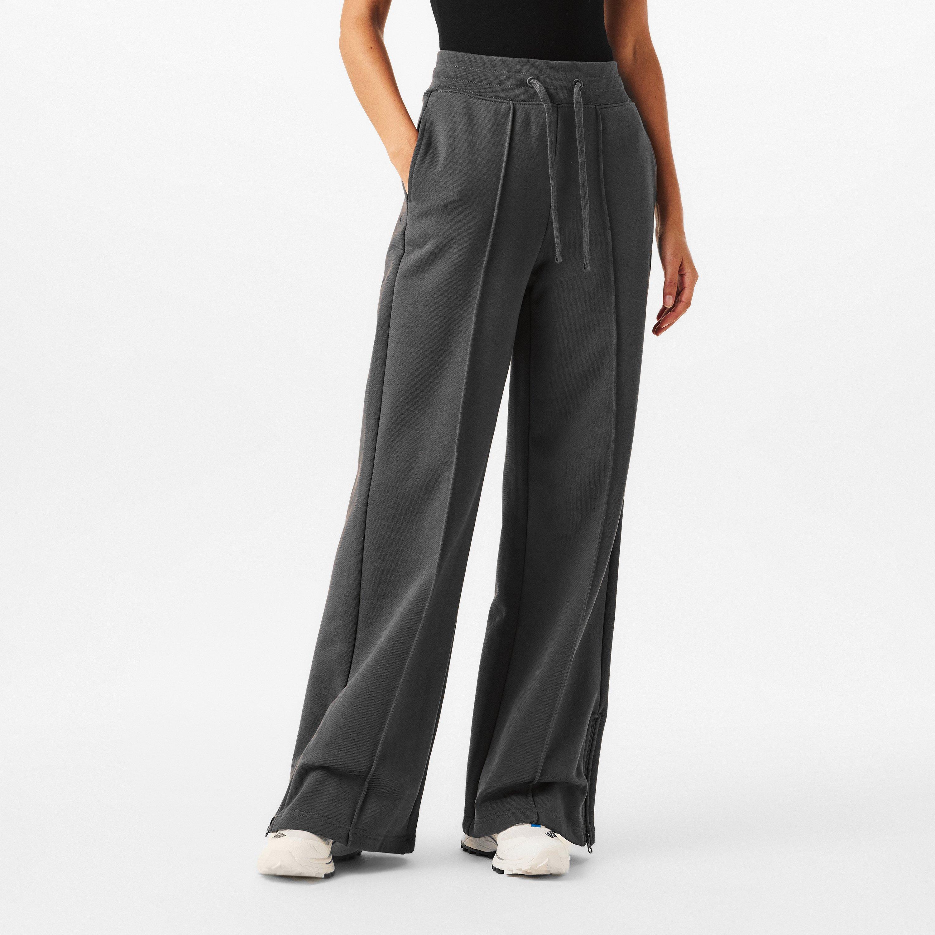 Charcoal - The North Face - Women's TNF Dome Wide Leg Open Hem Woven Joggers - 3
