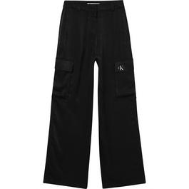 Calvin Klein Jeans SATIN LOGO ELASTIC CARGO PANTS