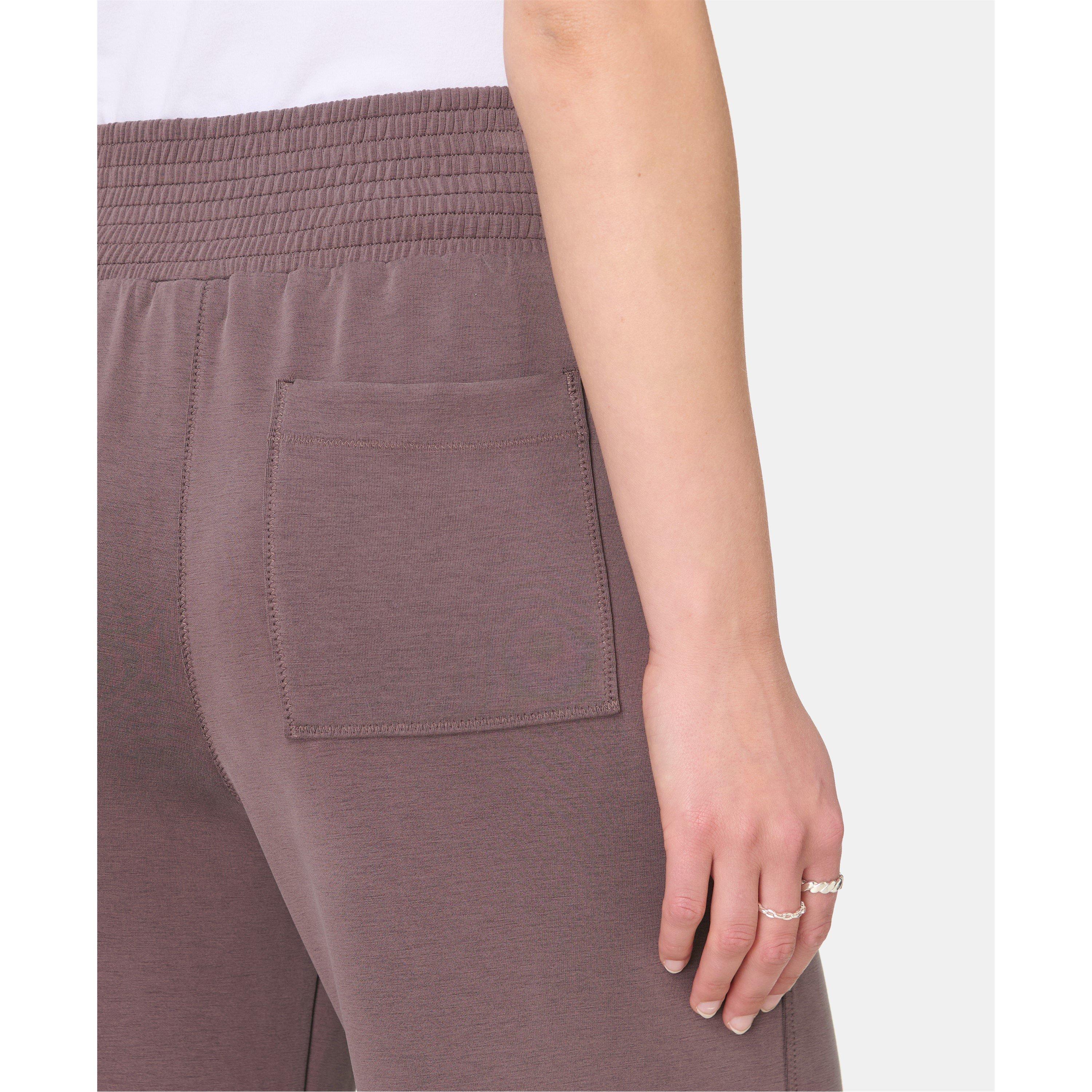 sable brown - Sweaty Betty - Women's Open Hem Fleece Jogging Bottoms, Open Hem Design - 4