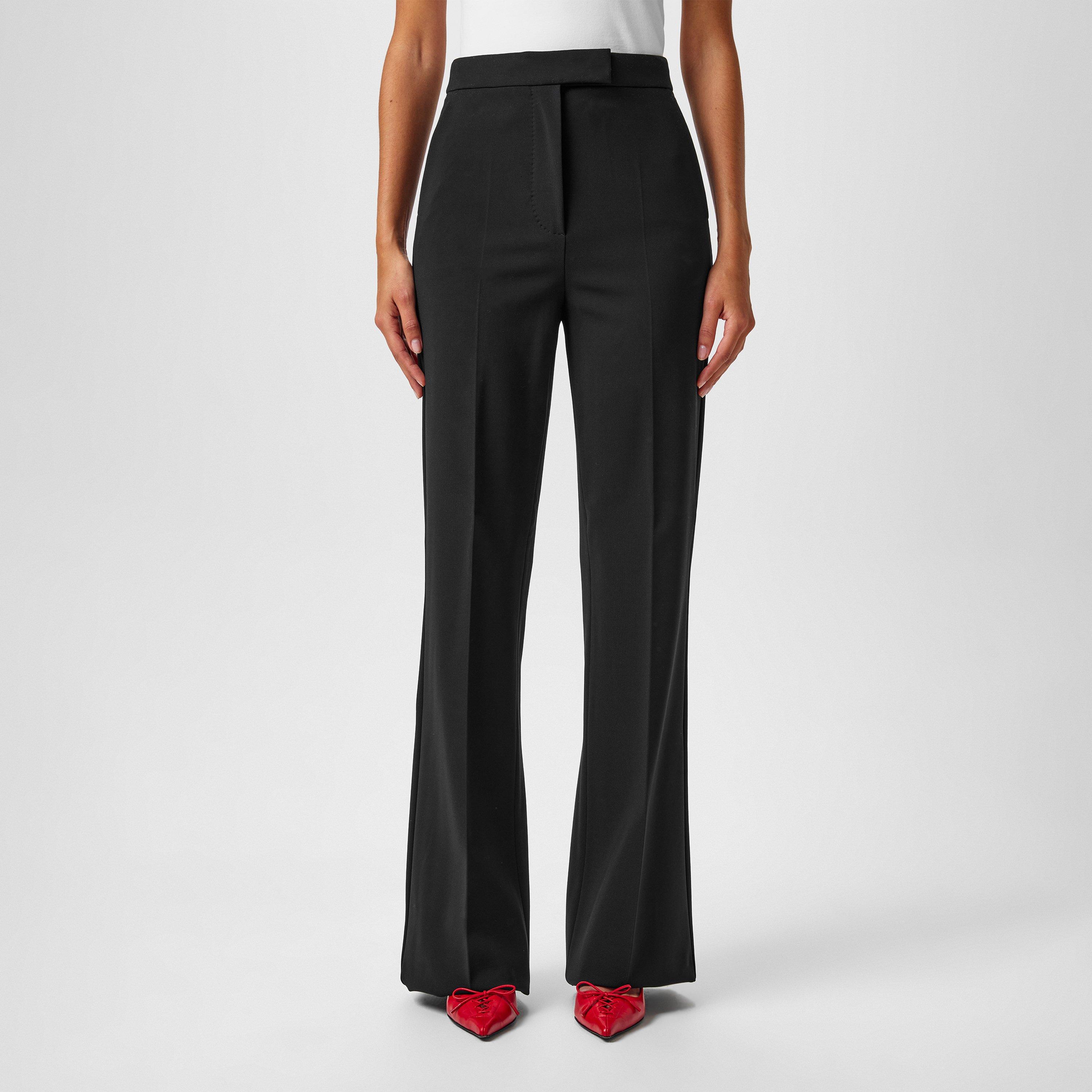 Black - Max Mara - Norcia Straight Trousers - 1